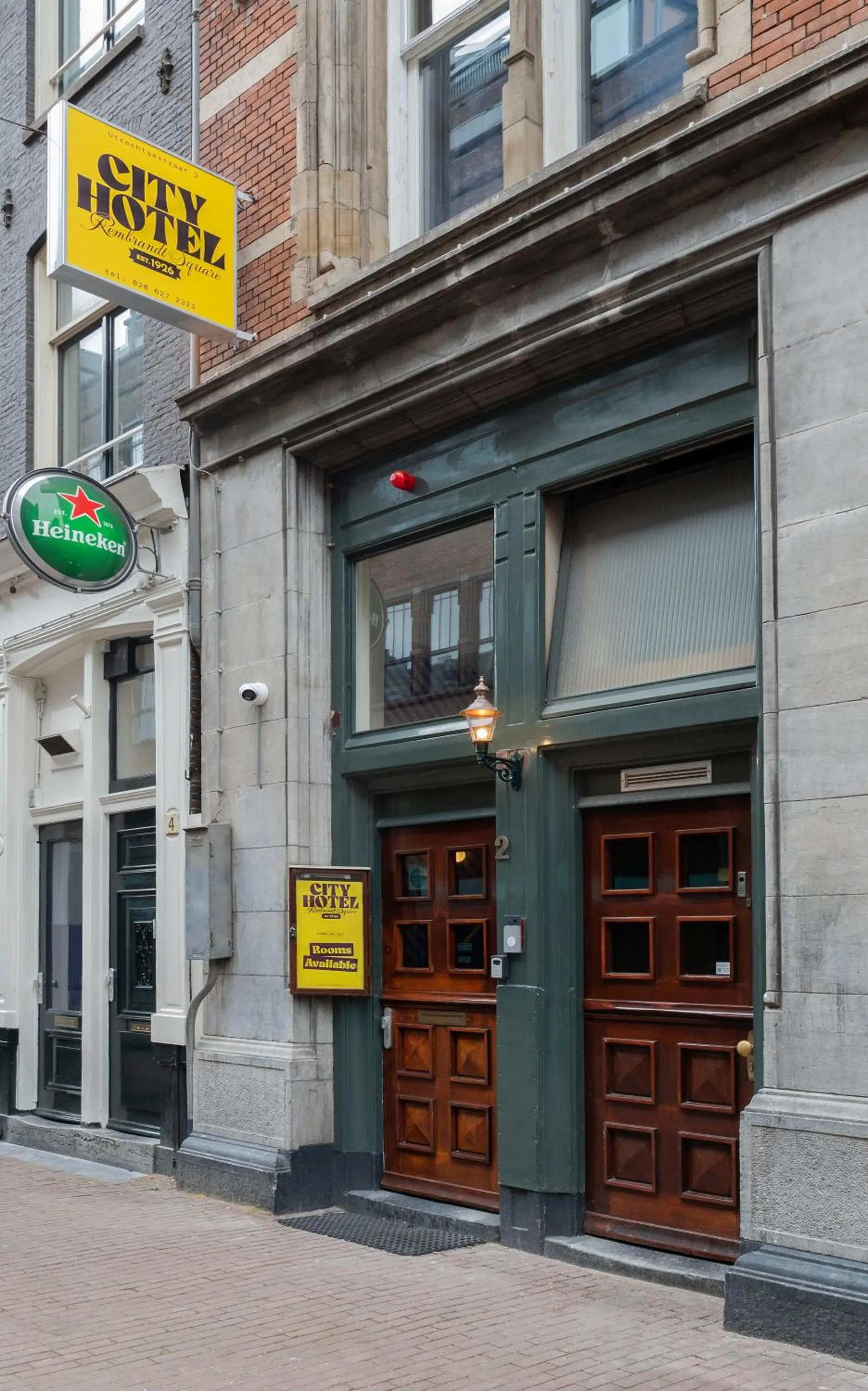Facade/entrance in City Hotel Rembrandt Square - Just renovated