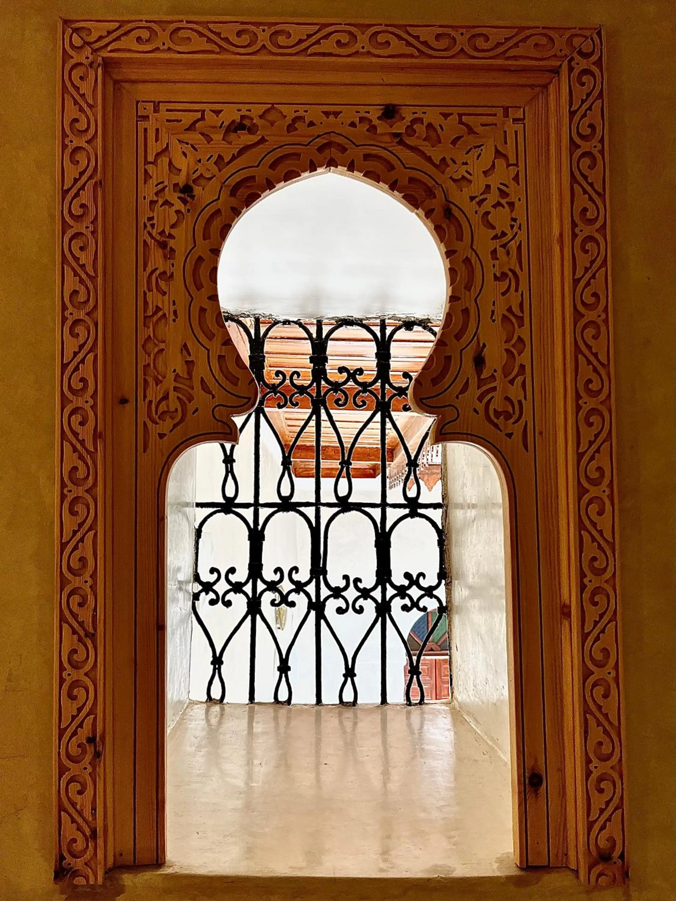 Decorative detail in Riad Dar Zaouia