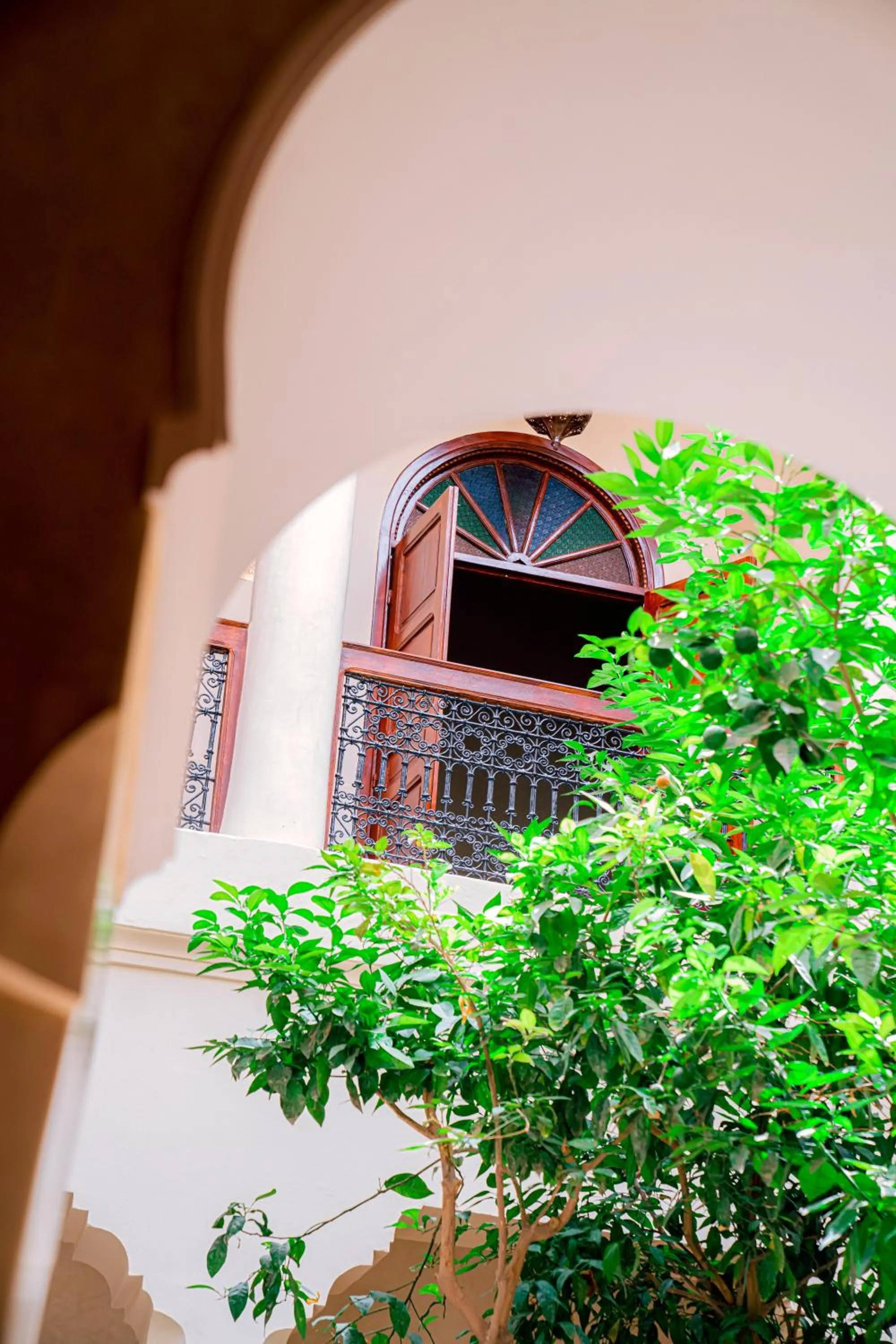 Decorative detail in Riad Dar Zaouia