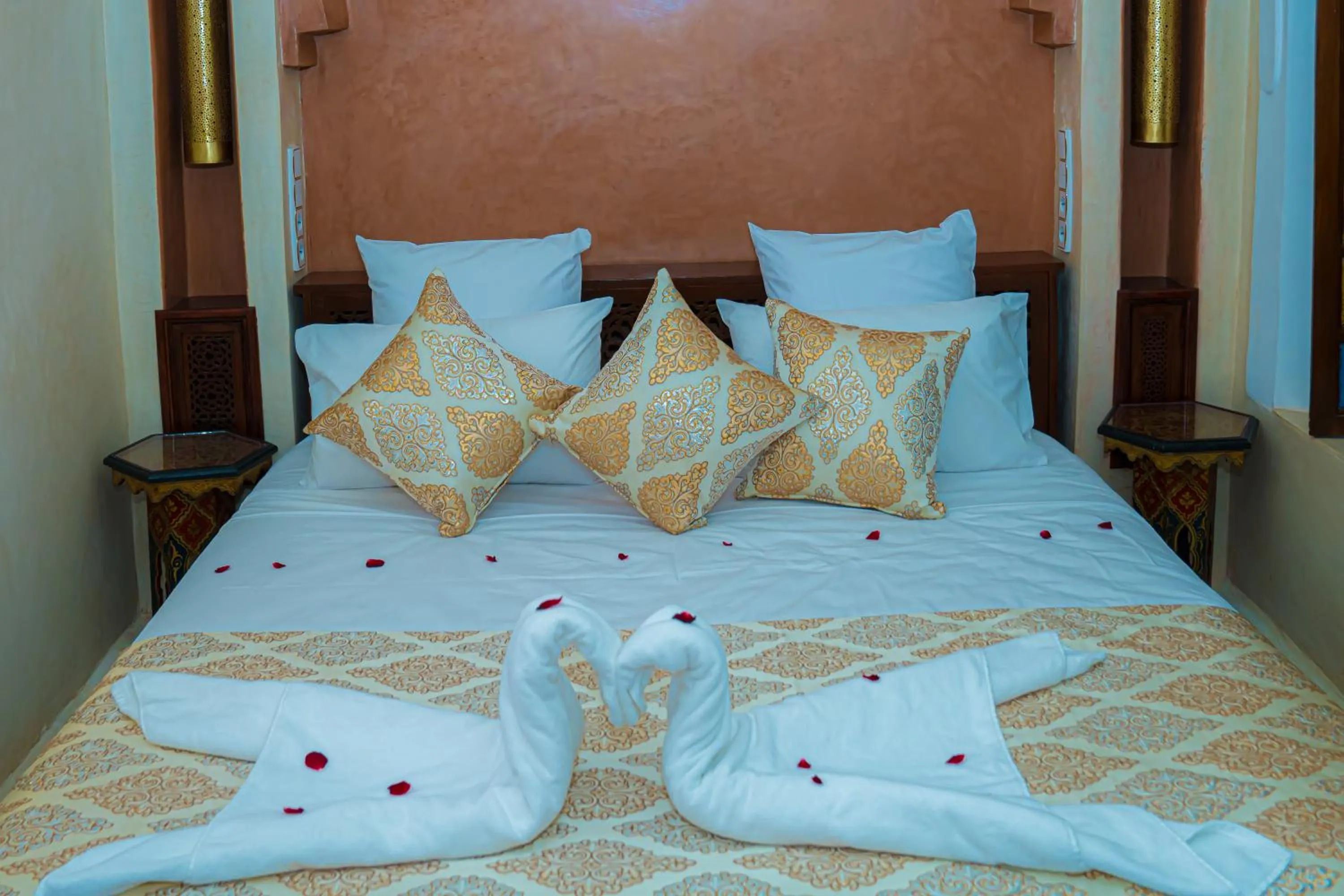 Bed in Riad Dar Zaouia