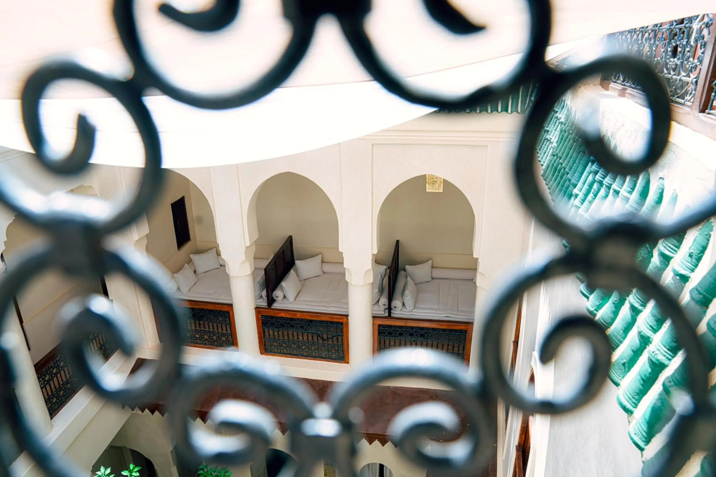 Decorative detail in Riad Dar Zaouia