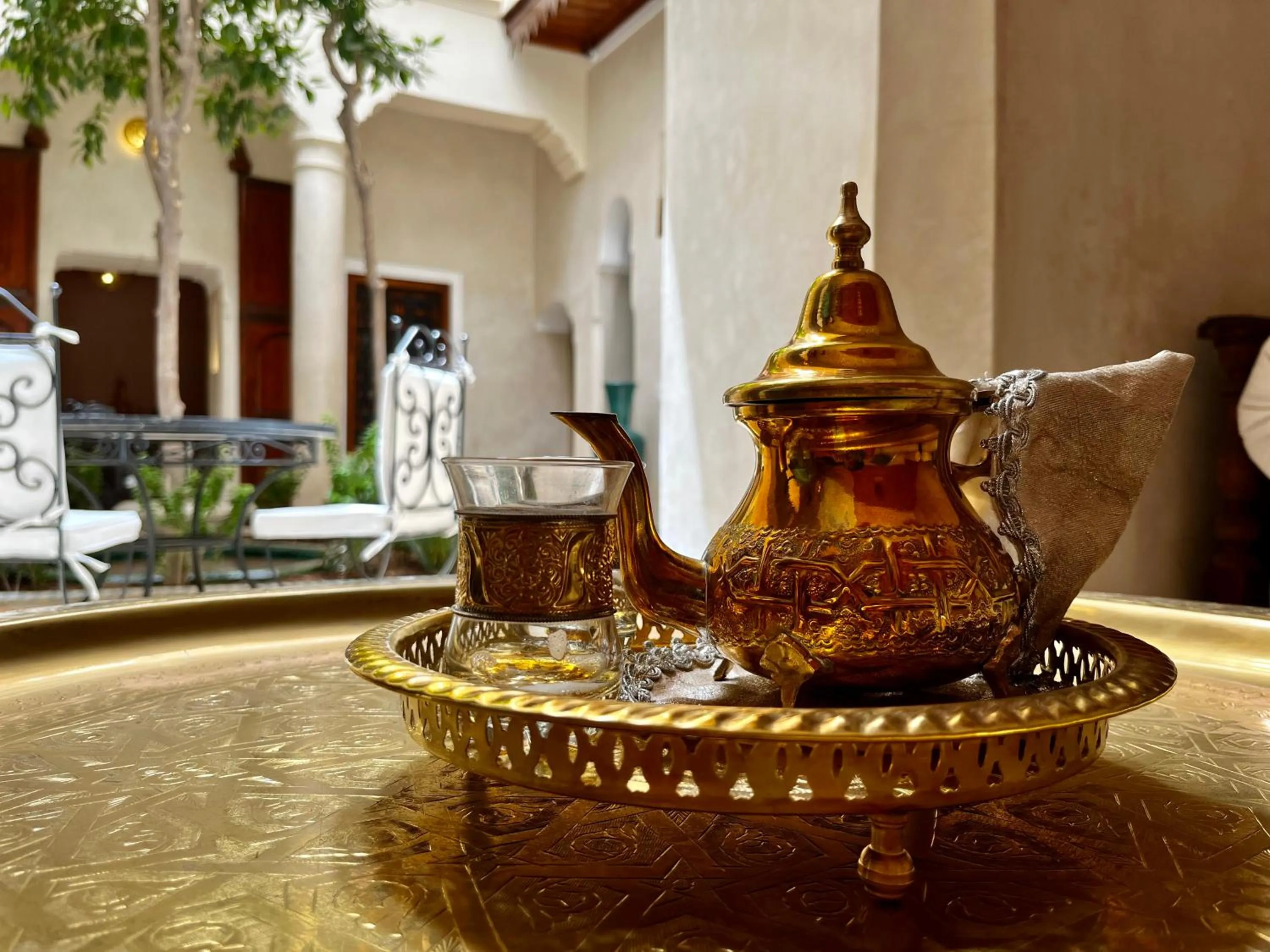 Decorative detail in Riad Dar Zaouia