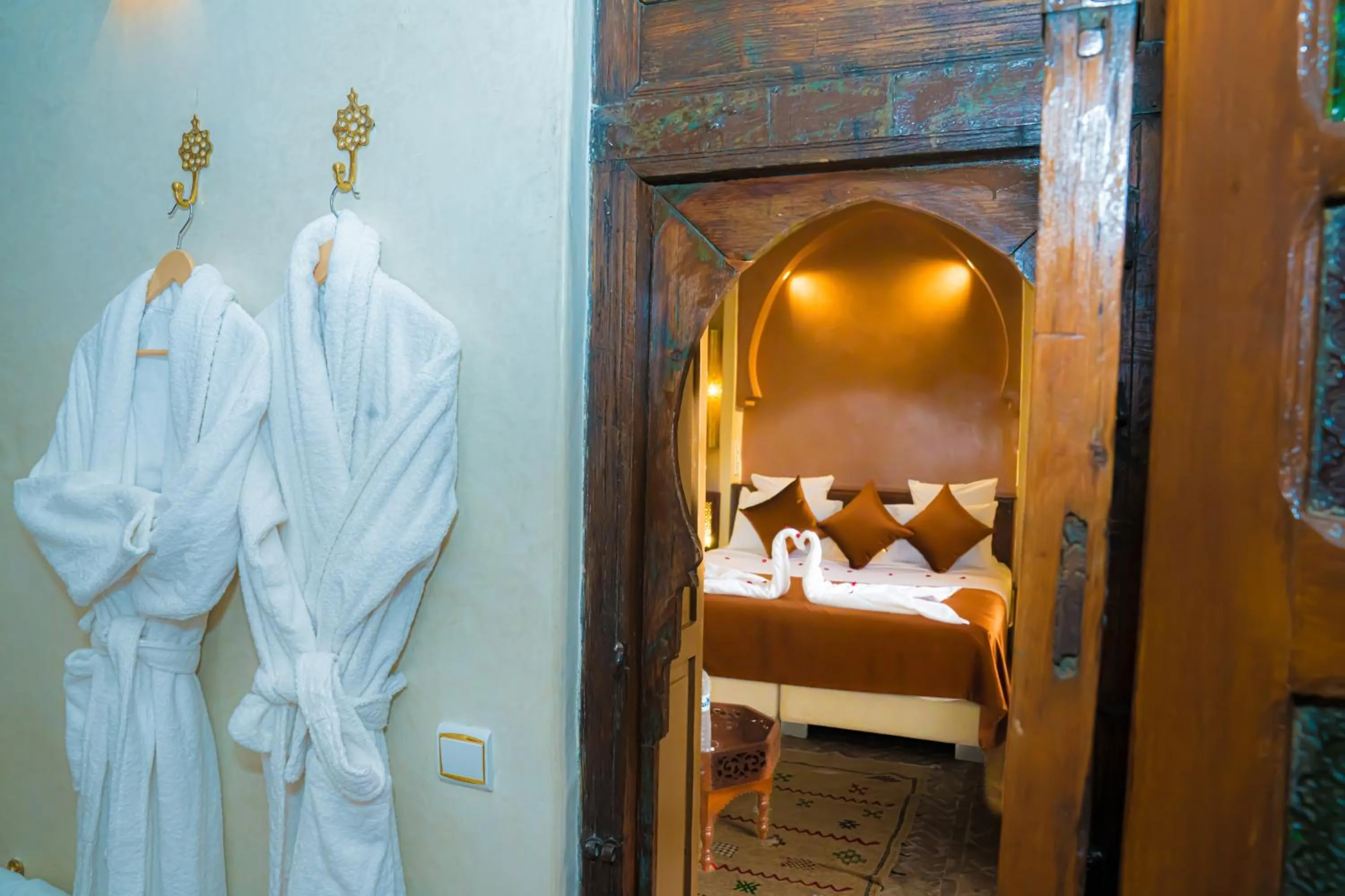 Bed in Riad Dar Zaouia