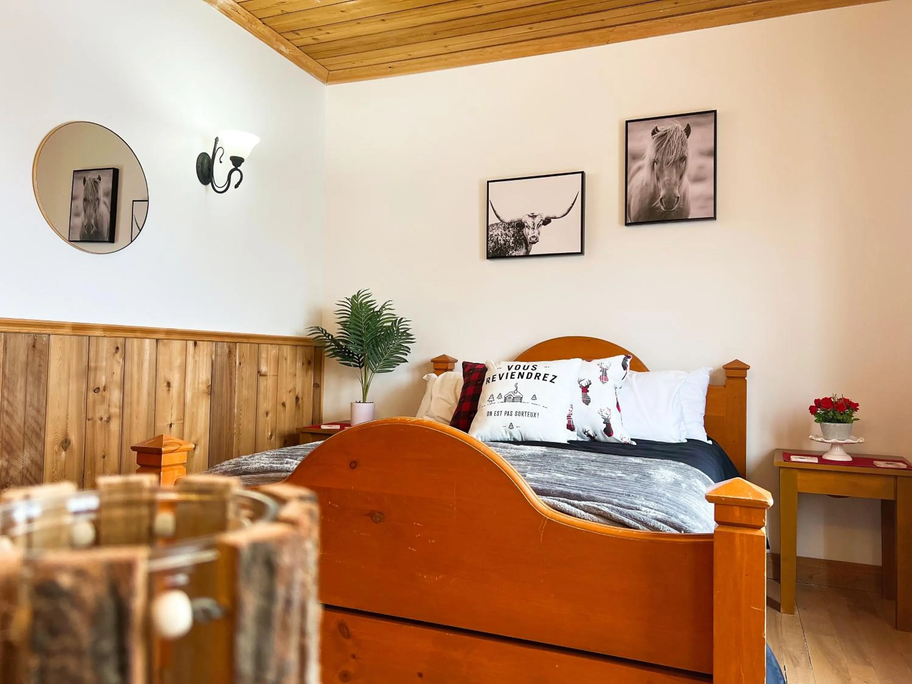 Bed in Auberge au Poste de Traite