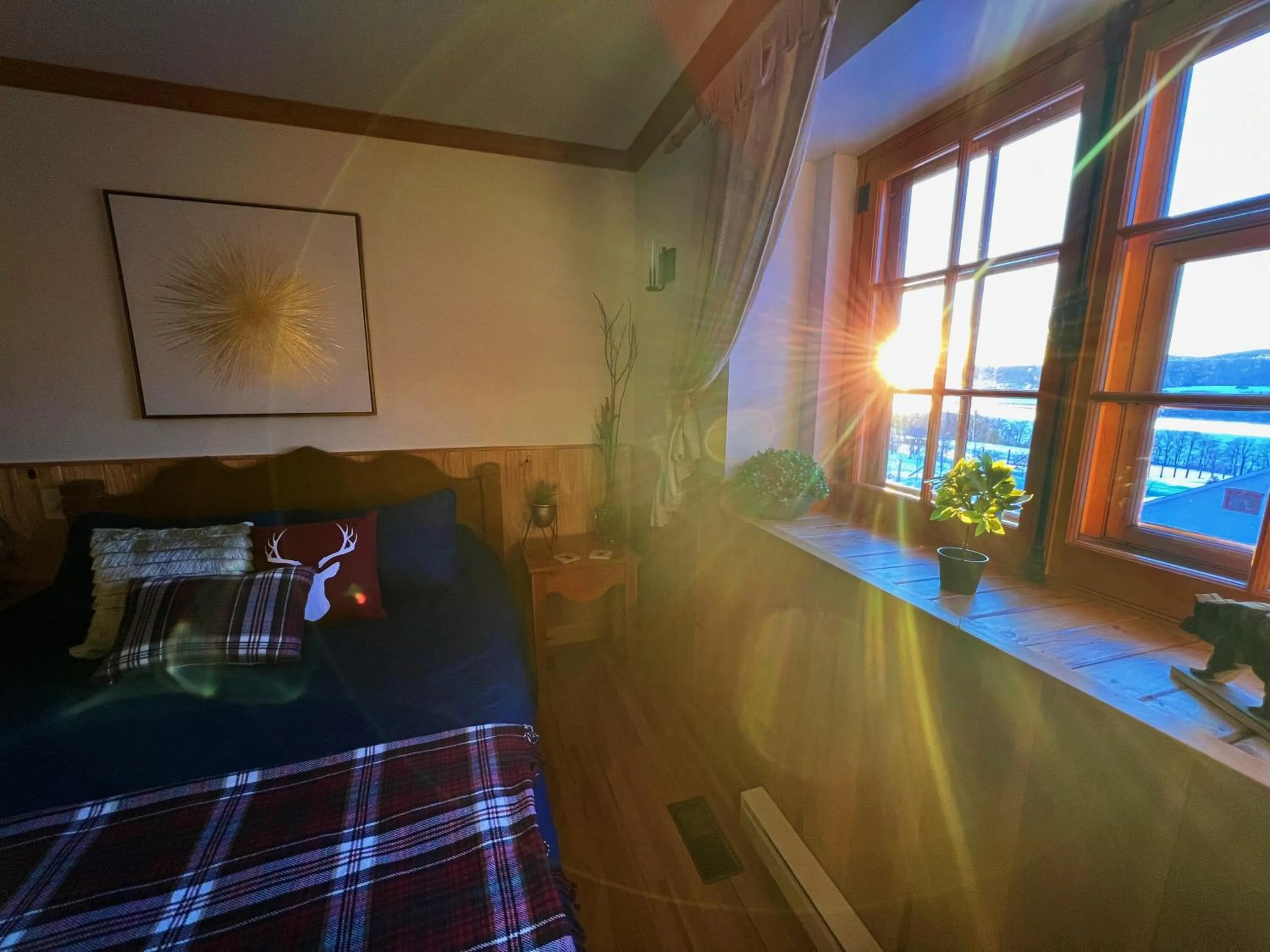 Bed in Auberge au Poste de Traite