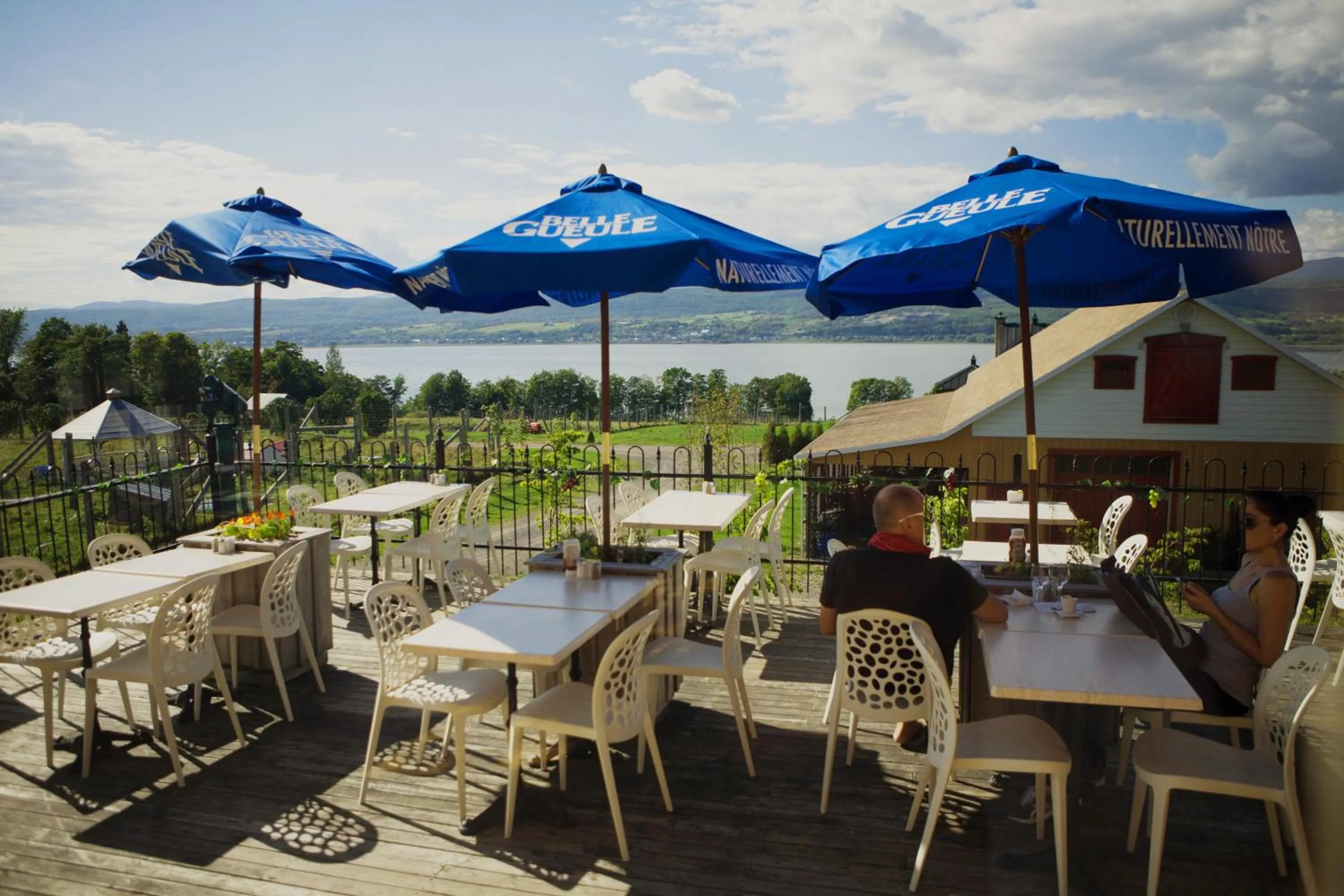 Mountain view in Auberge au Poste de Traite