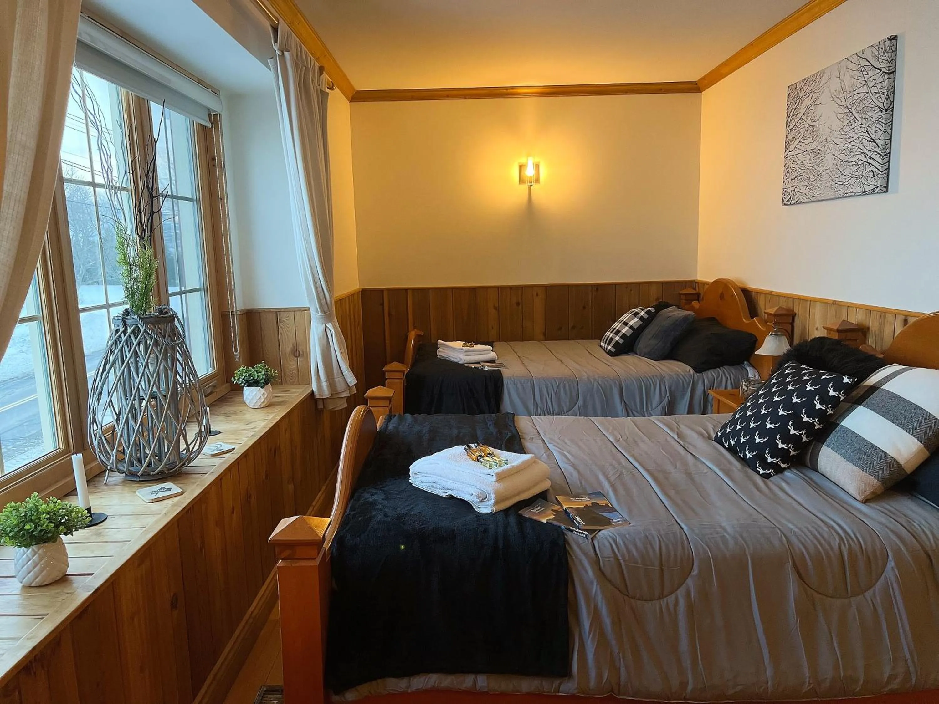 Bed in Auberge au Poste de Traite