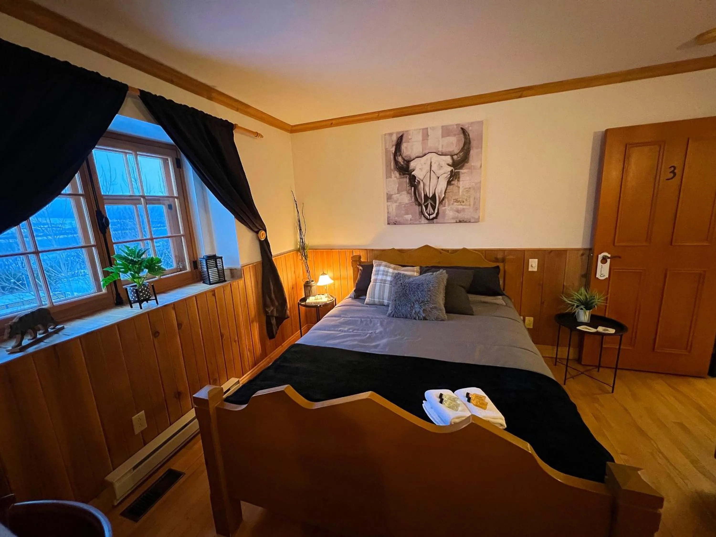 Bed in Auberge au Poste de Traite