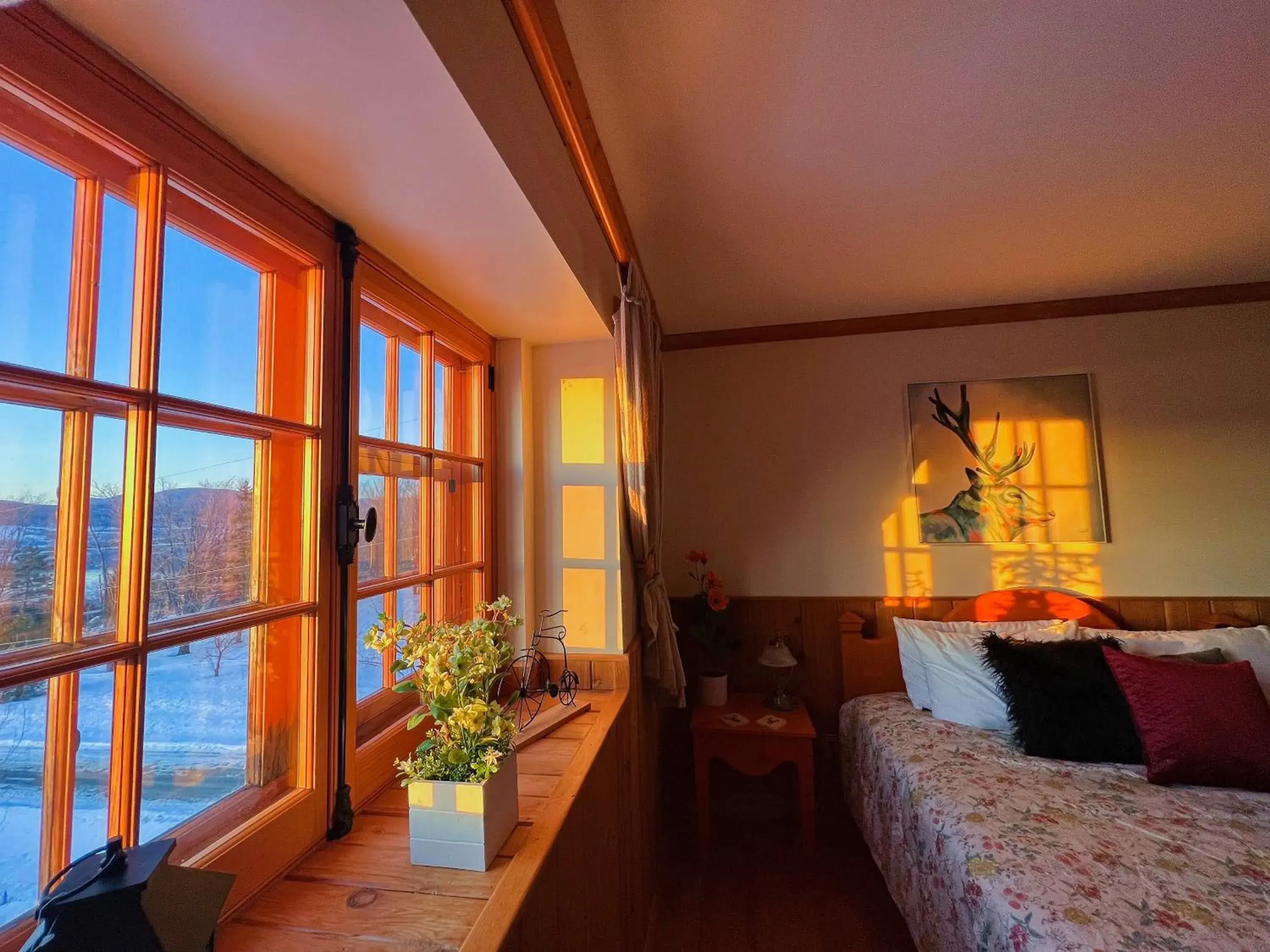 Double Room in Auberge au Poste de Traite Double Room in Auberge au Poste de Traite