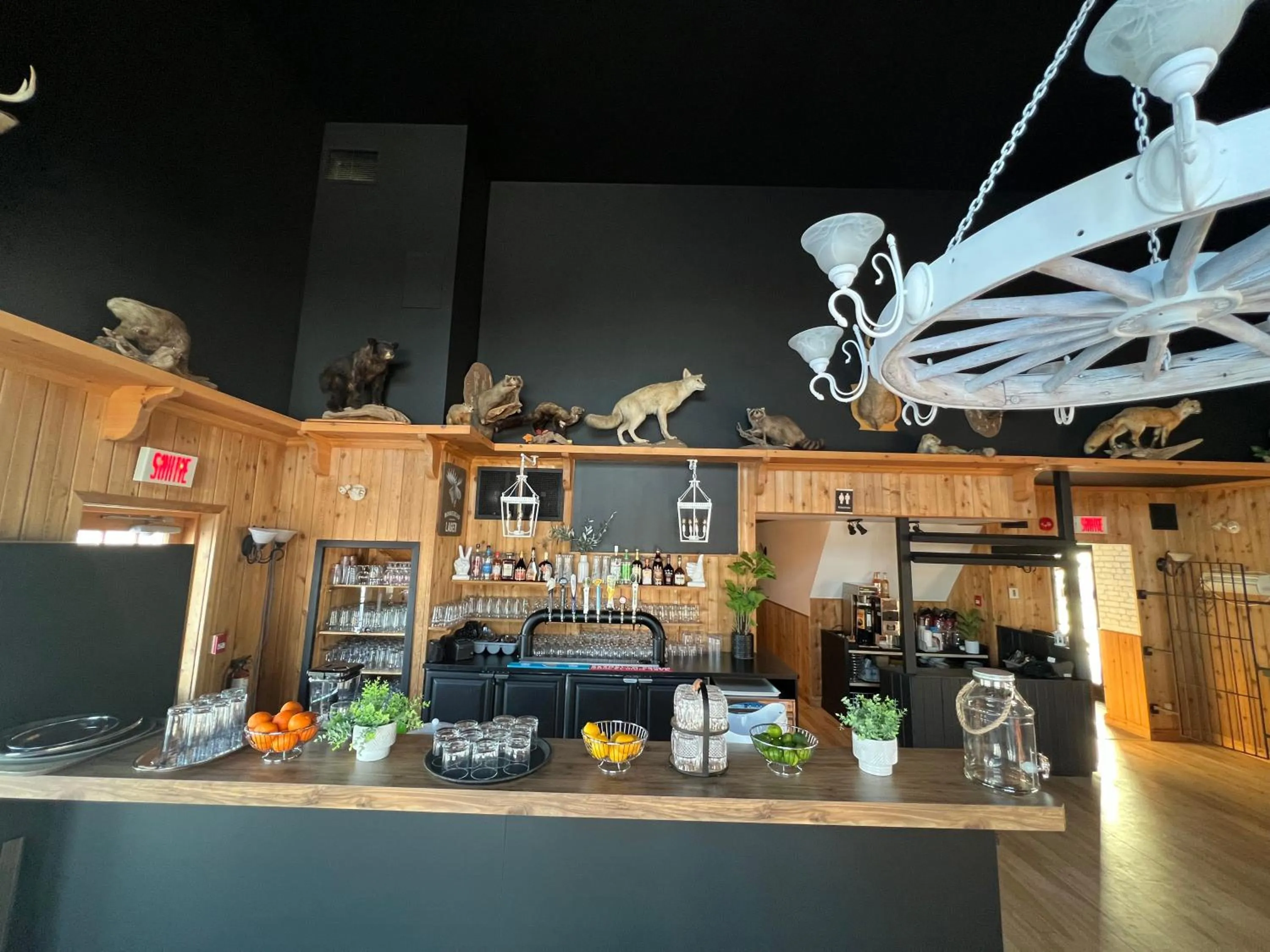 Lounge or bar in Auberge au Poste de Traite