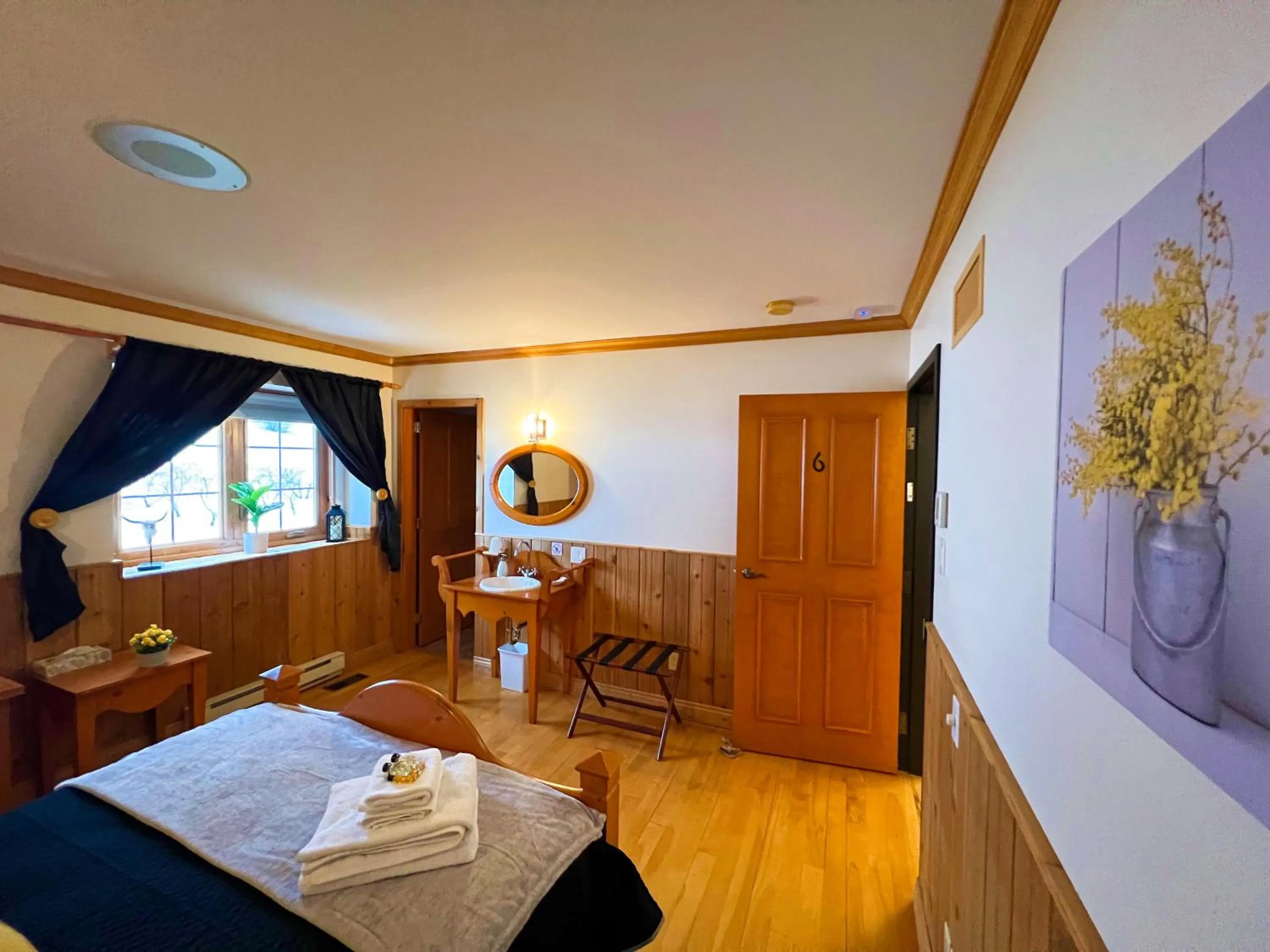 Bed in Auberge au Poste de Traite