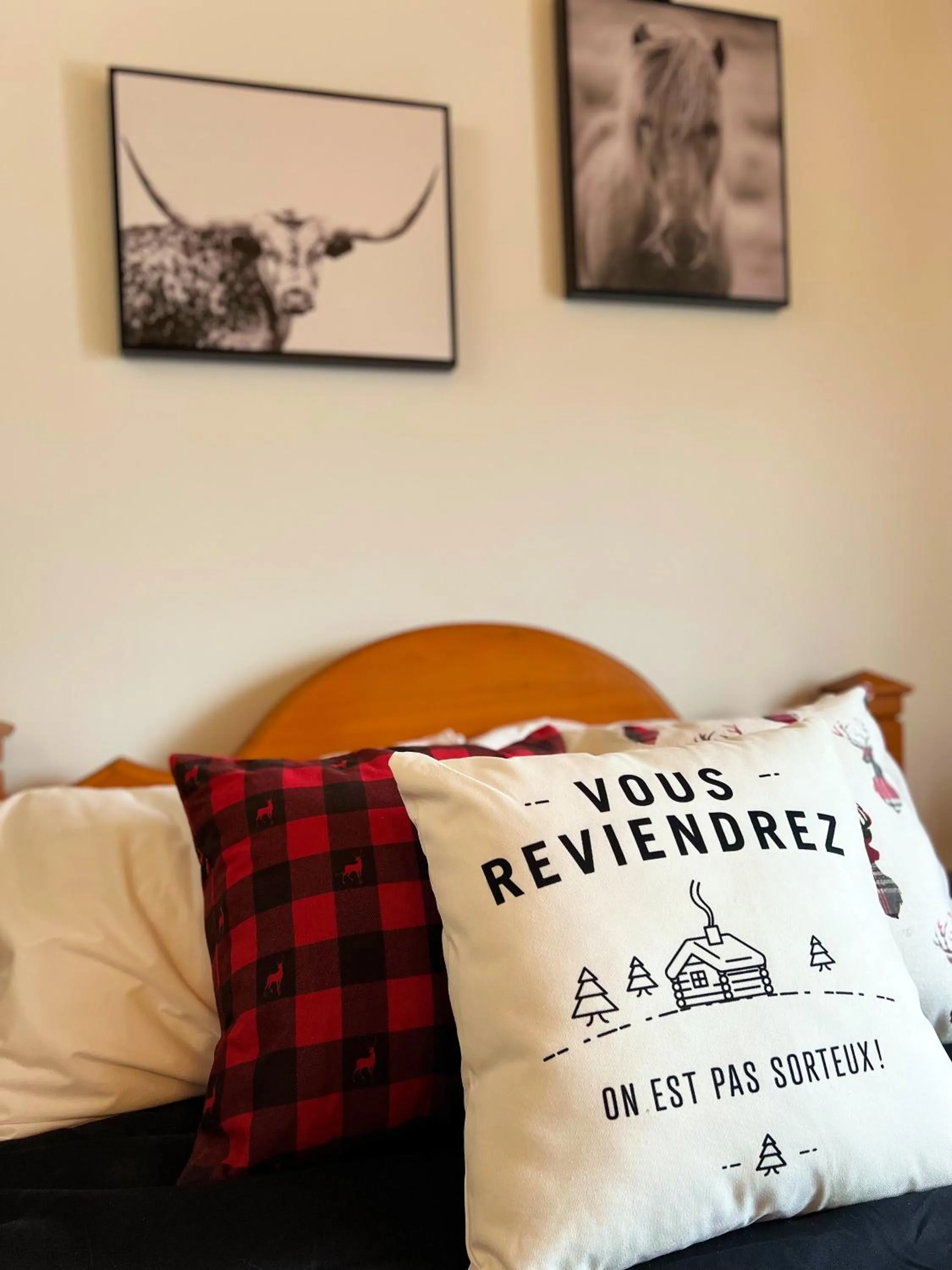 Bed in Auberge au Poste de Traite