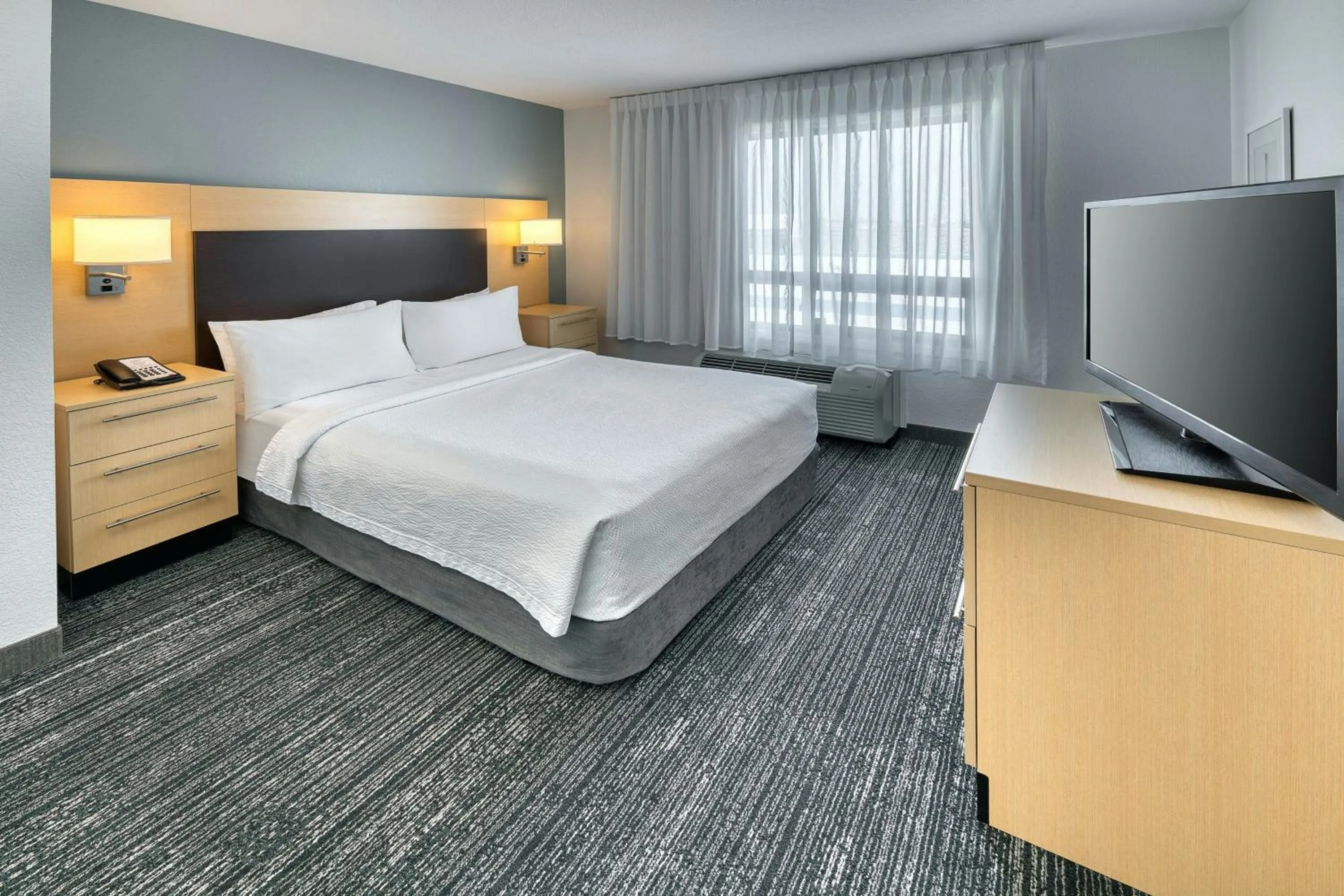 Bedroom, Bed in TownePlace Suites by Marriott Red Deer