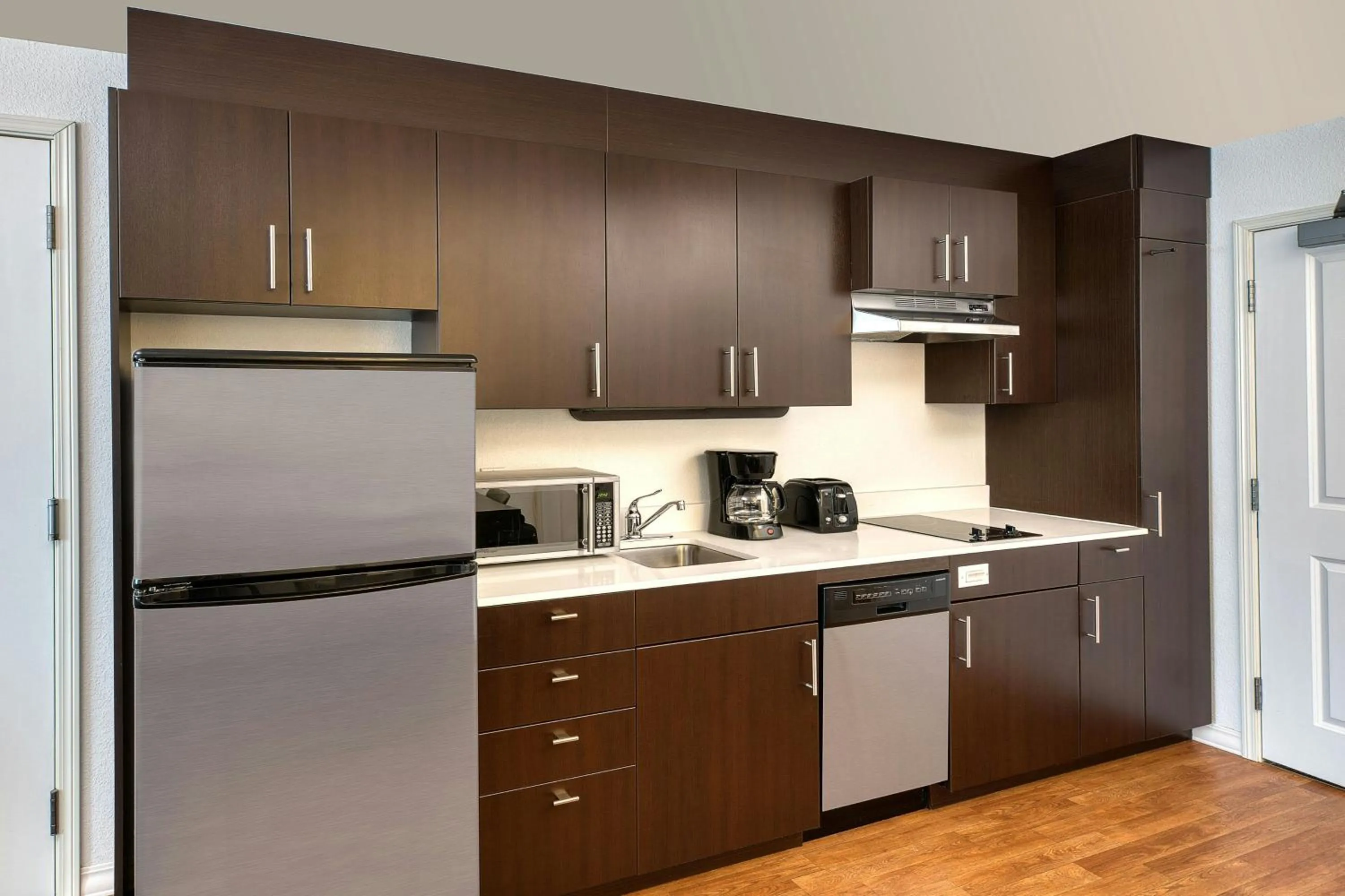 Kitchen or kitchenette in TownePlace Suites by Marriott Red Deer