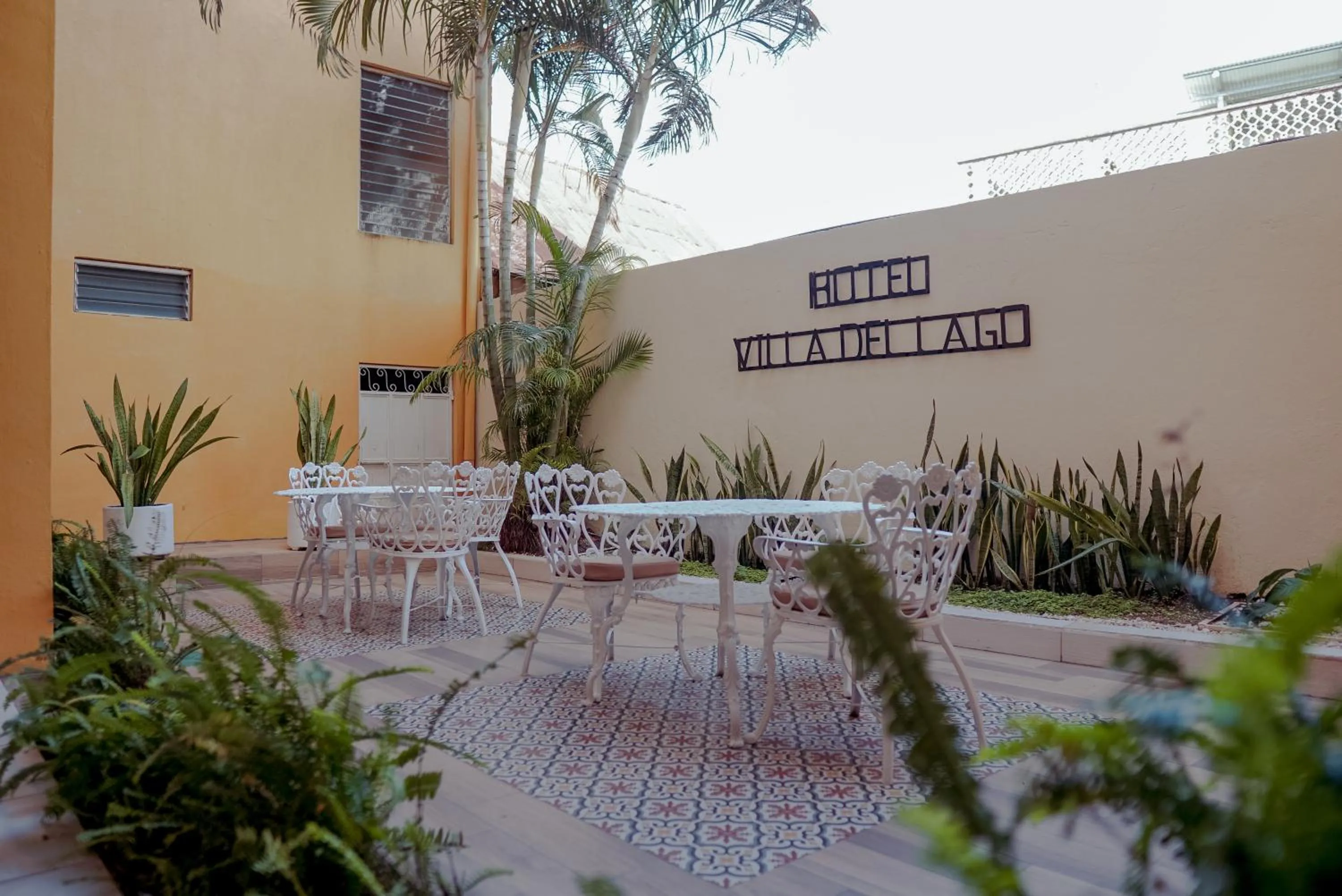Living room in Hotel Villa del Lago