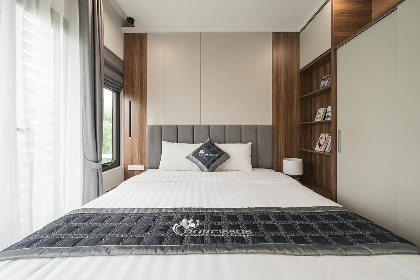 Bed in Narcissus 2 Hotel & Apartment