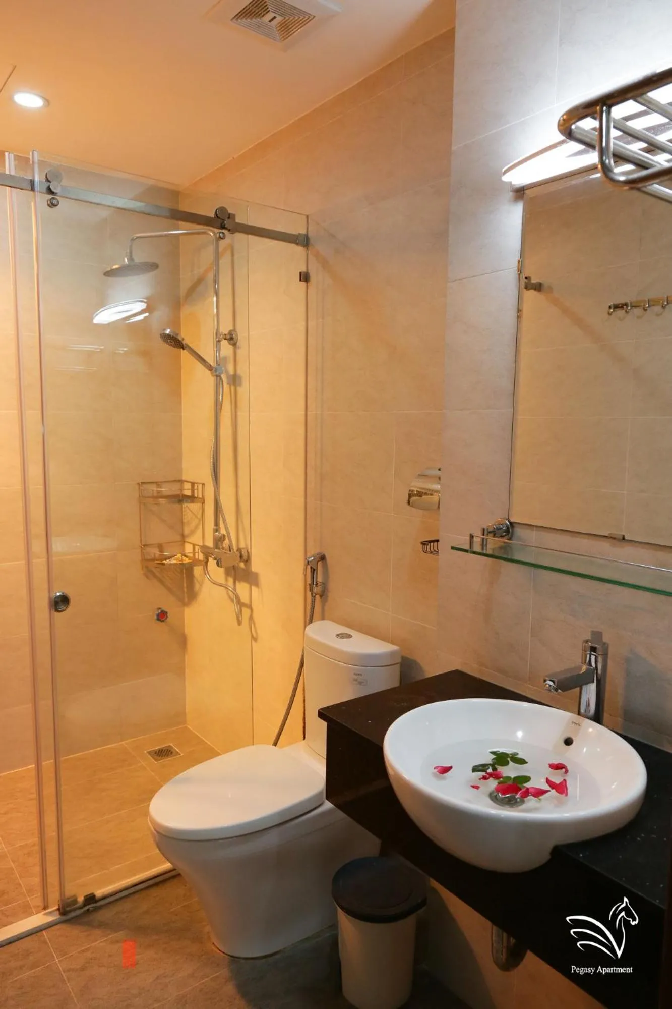 Bathroom in Pegasy Apartments & Travel