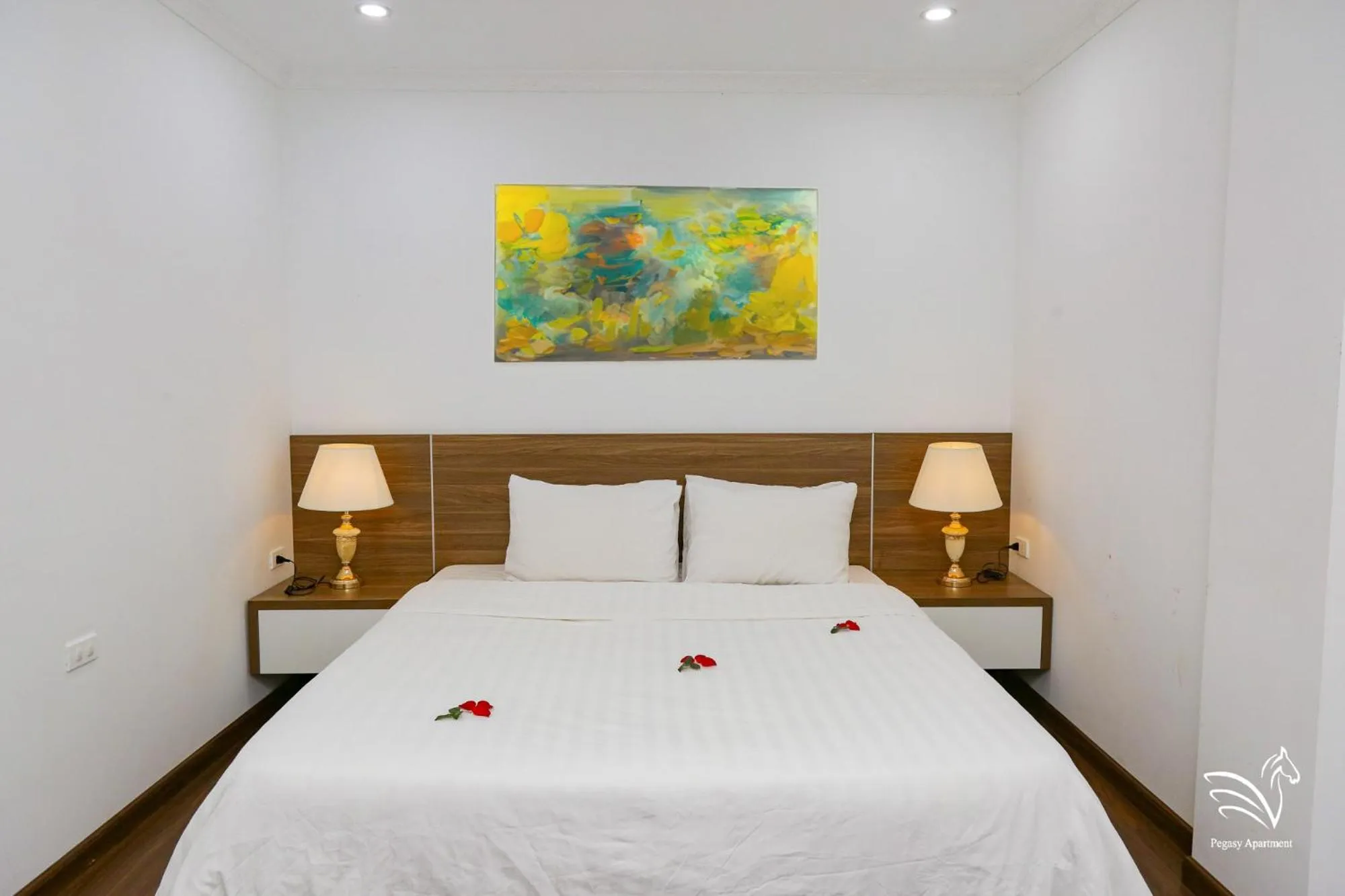 Bed in Pegasy Apartments & Travel