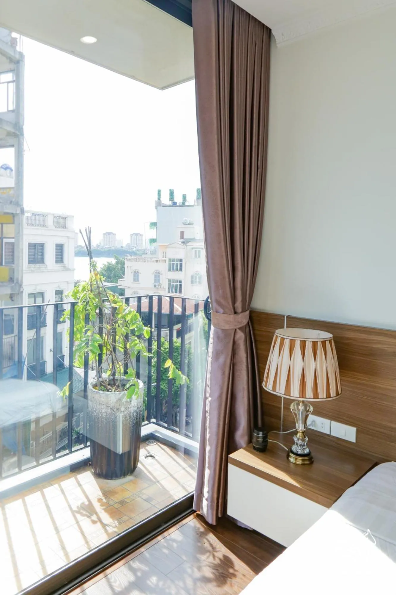 Balcony/Terrace, Bed in Pegasy Apartments & Travel