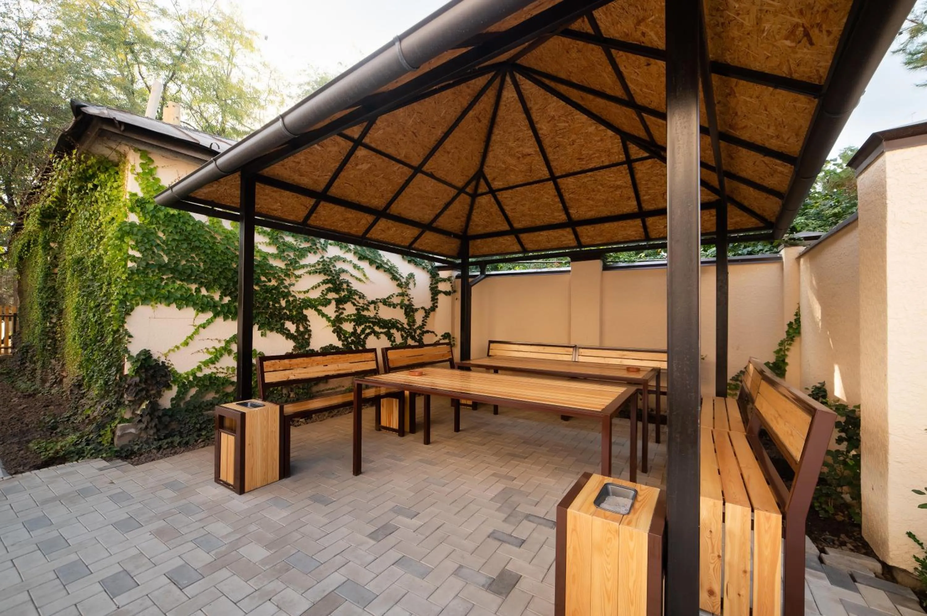 Patio in Freedom hotel Bishkek