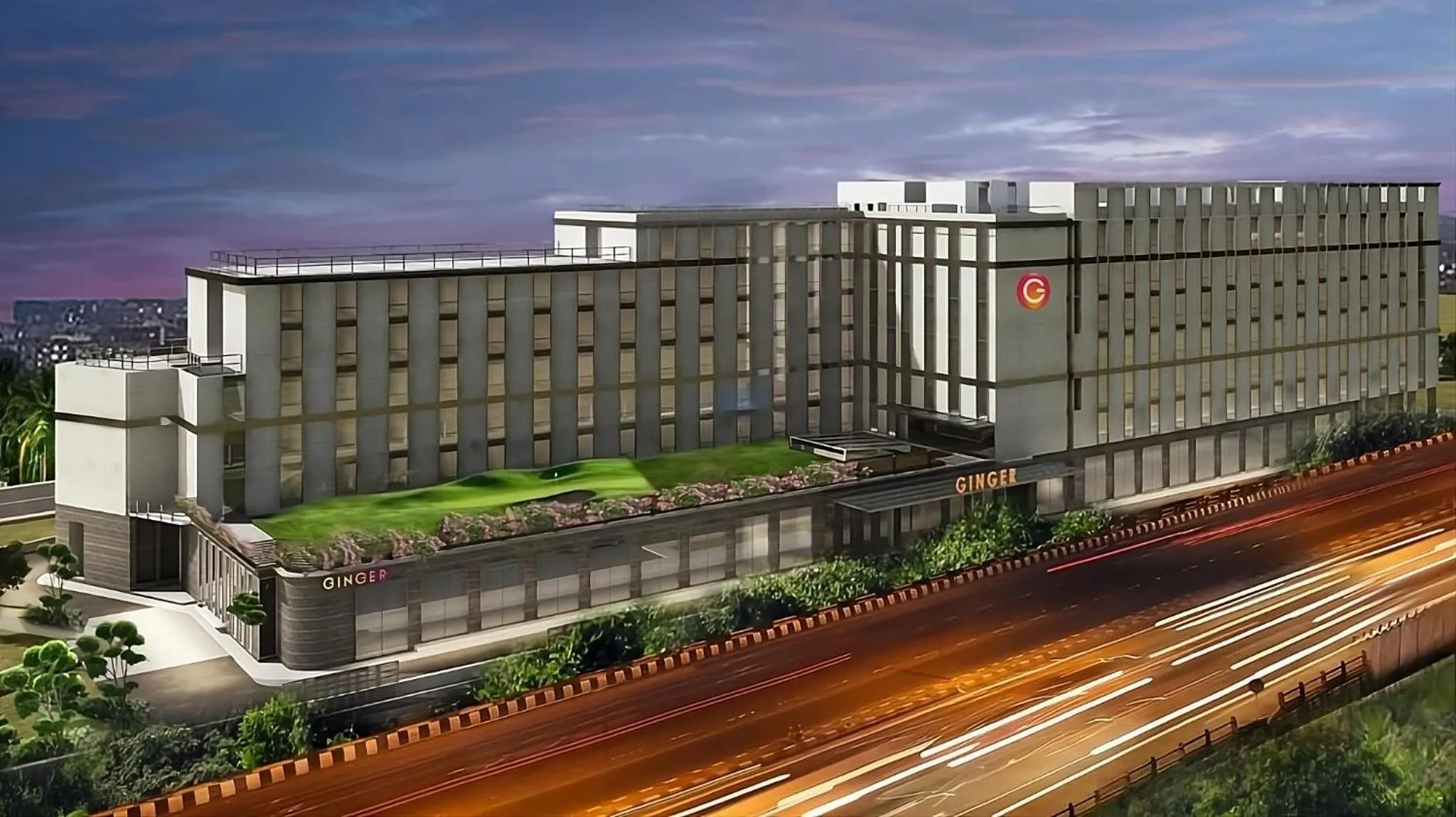 Property building in Ginger Mumbai Airport