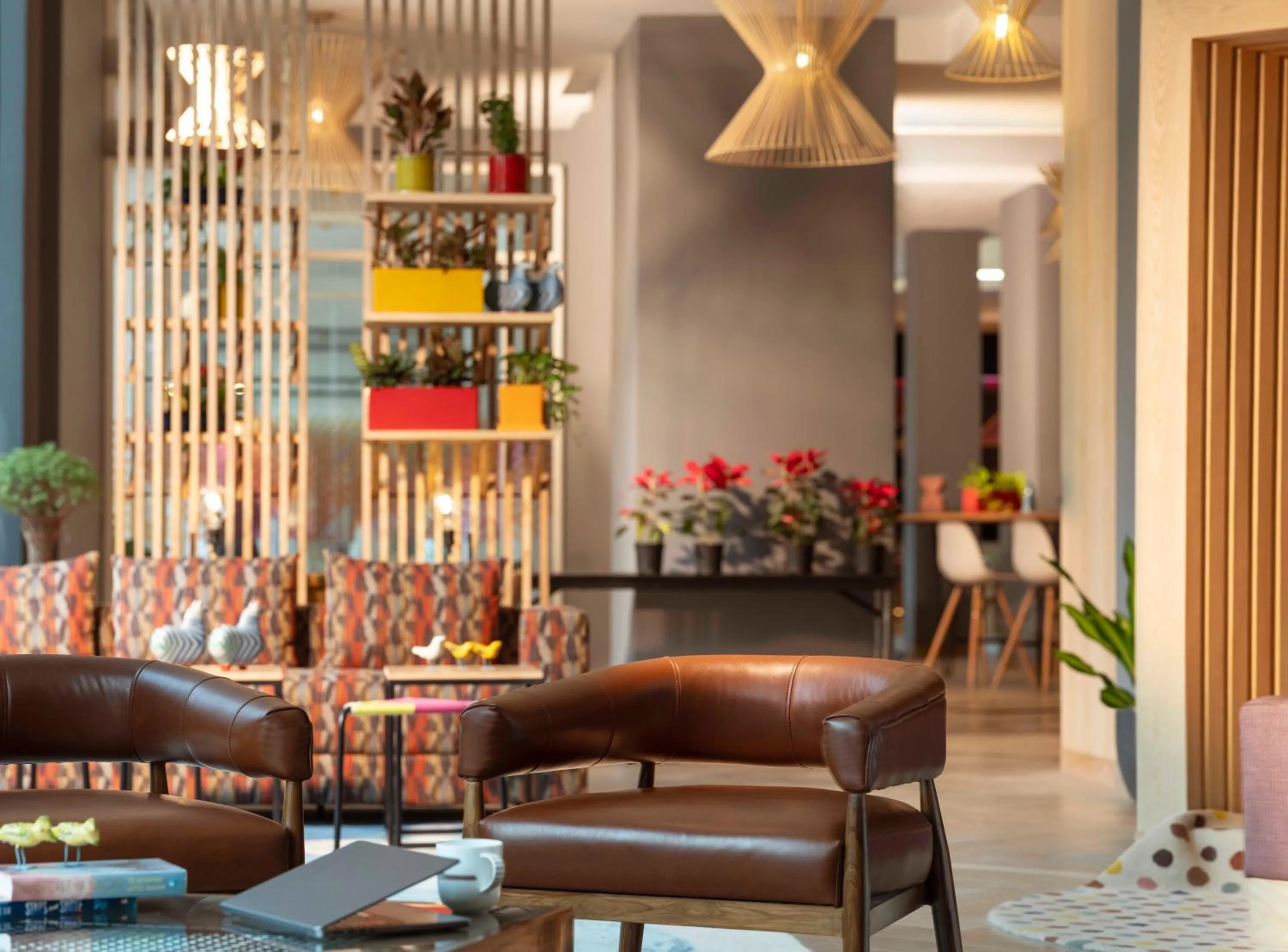 Seating area in Ginger Mumbai Airport