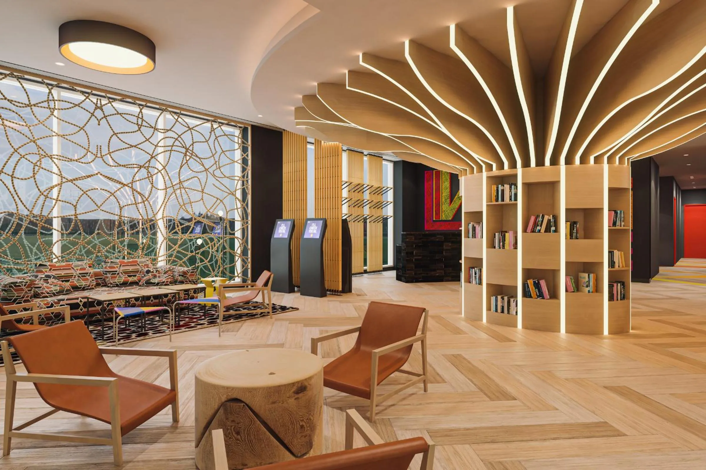 Lobby or reception in Ginger Mumbai Airport