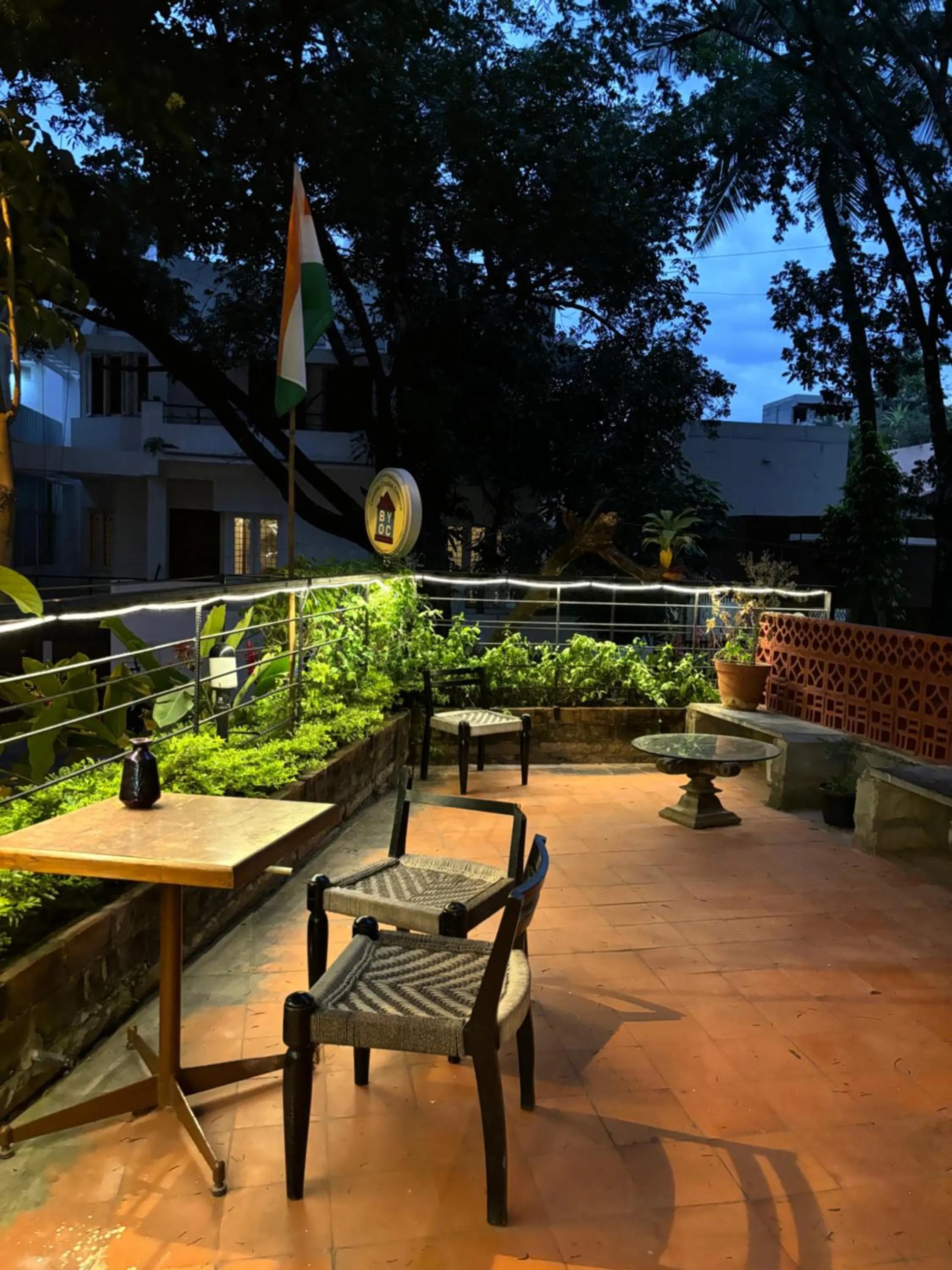 Balcony/Terrace in BYOC Hostels - Indiranagar