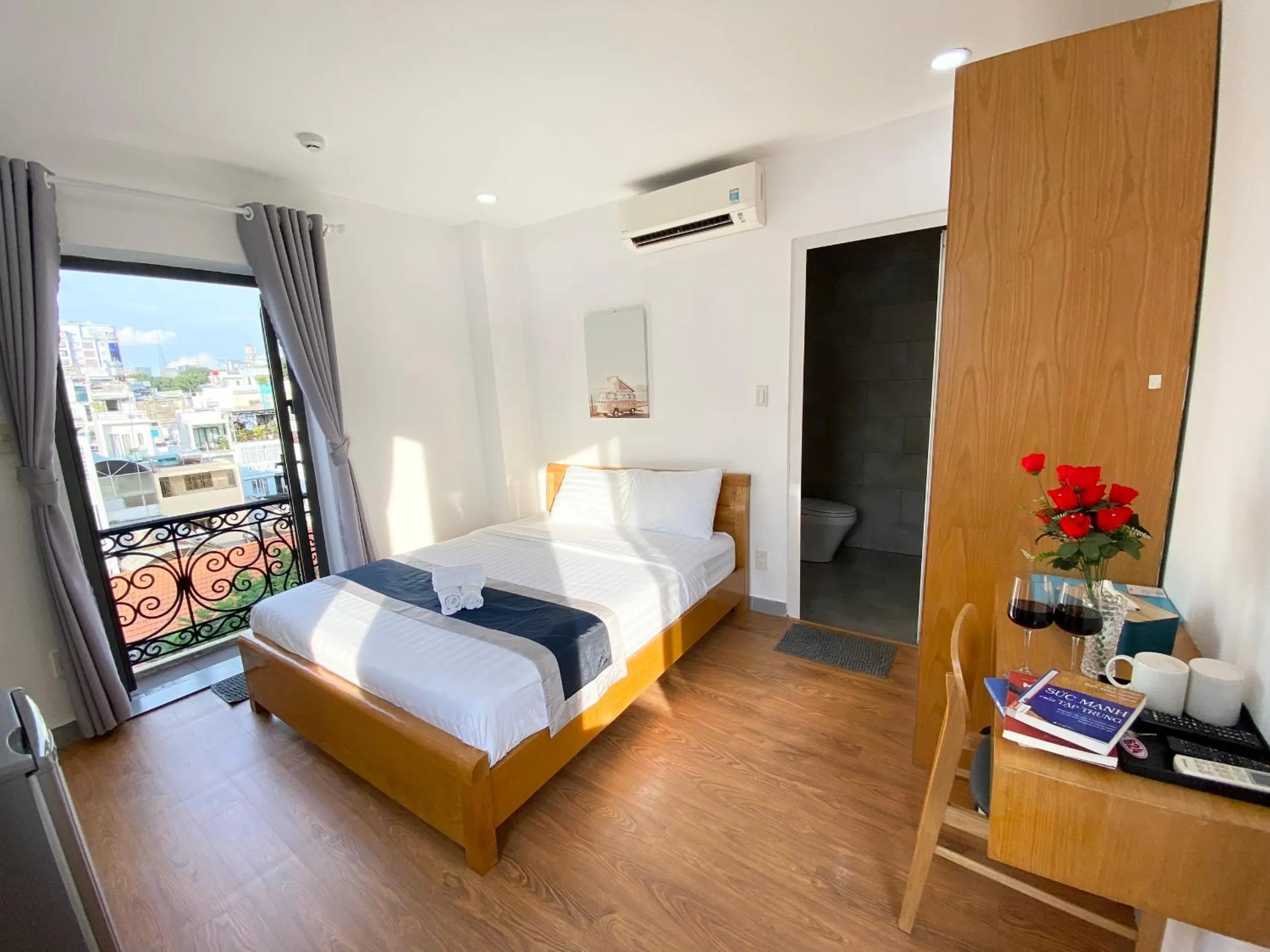 Bedroom, Bed in Home Away Minh Khai - Serviced Apartment