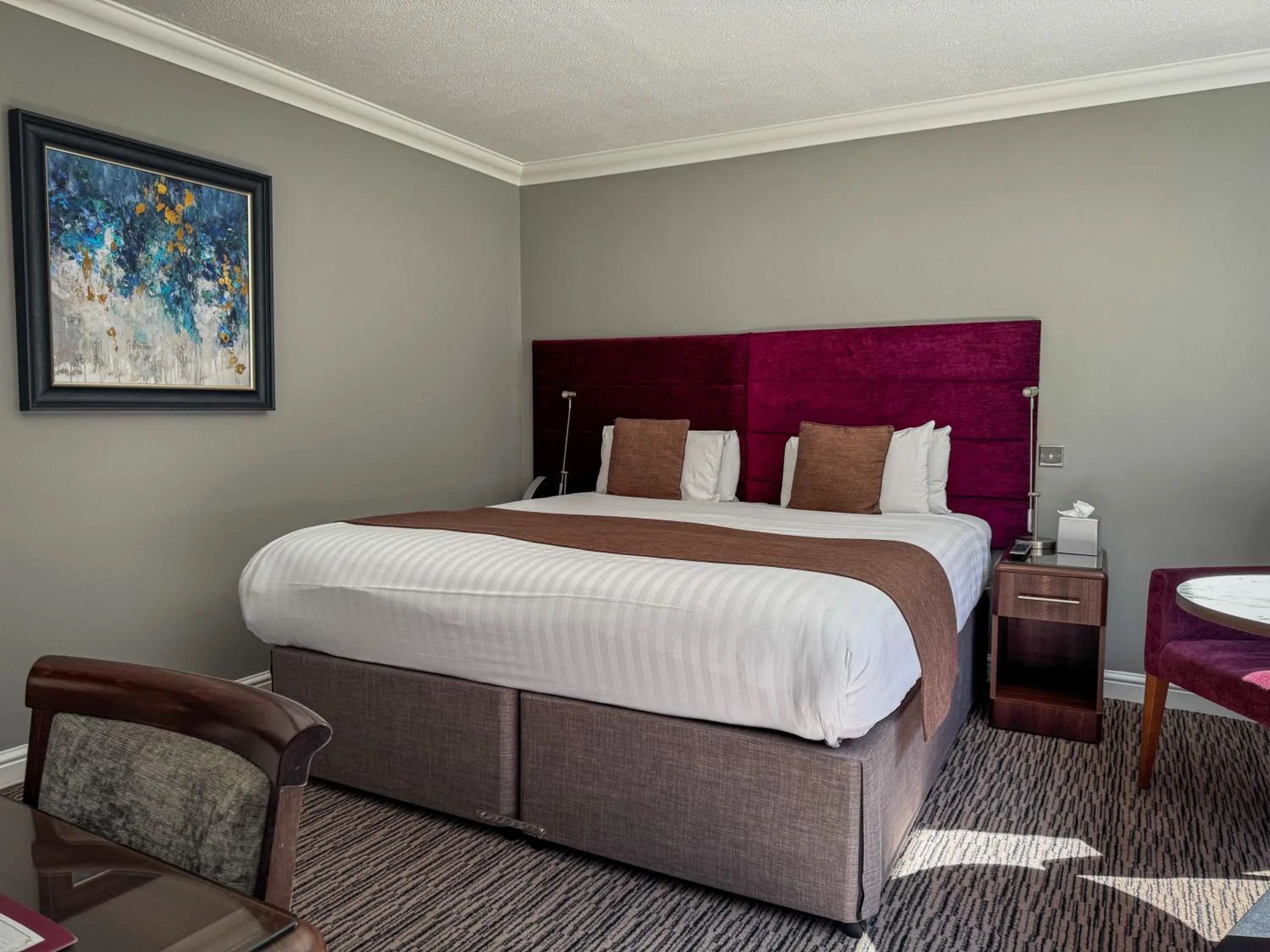 Bedroom, Bed in The Mount Country Manor Hotel & Golf Wolverhampton