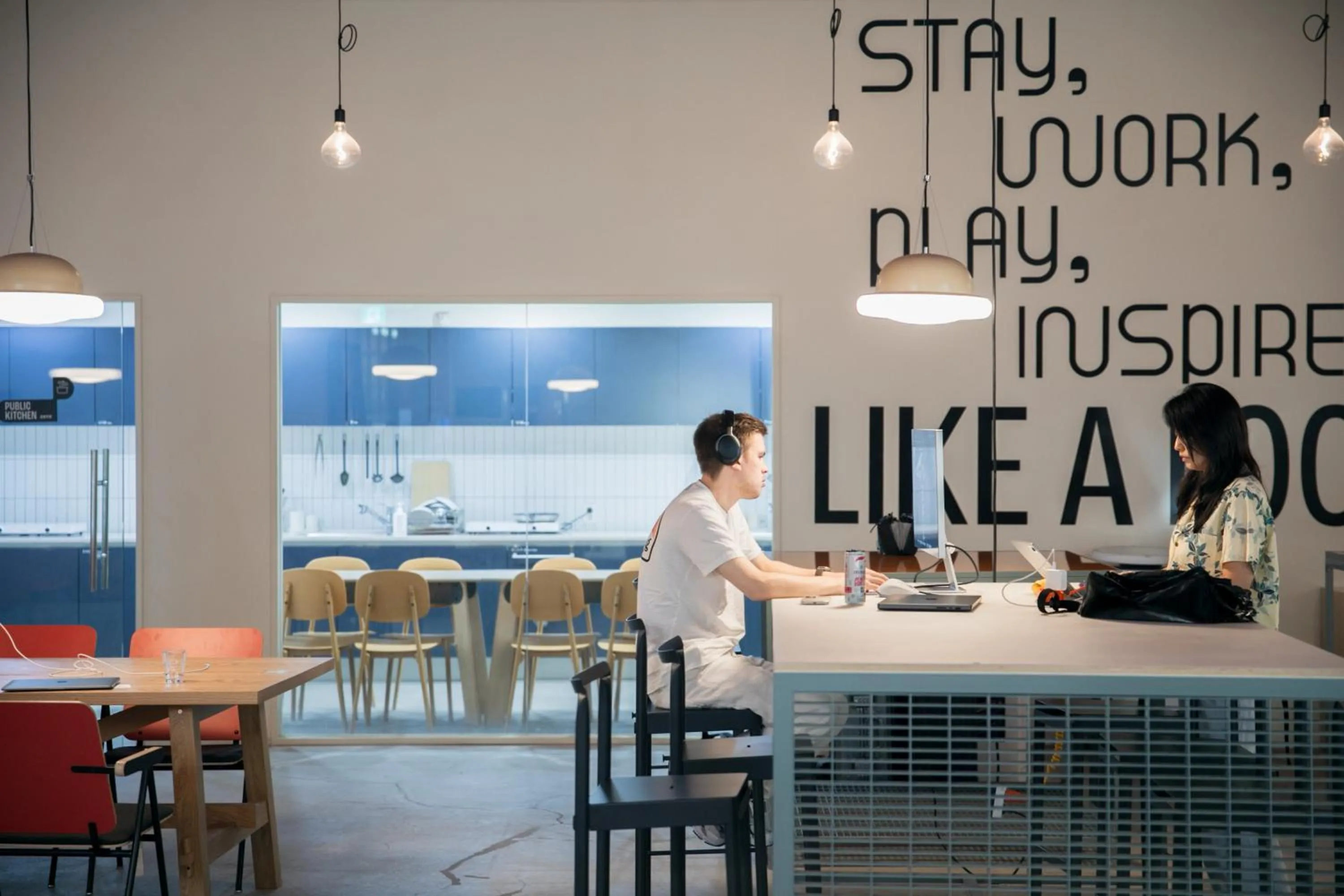 Communal lounge/ TV room in Local Stitch Creator Town Seogyo