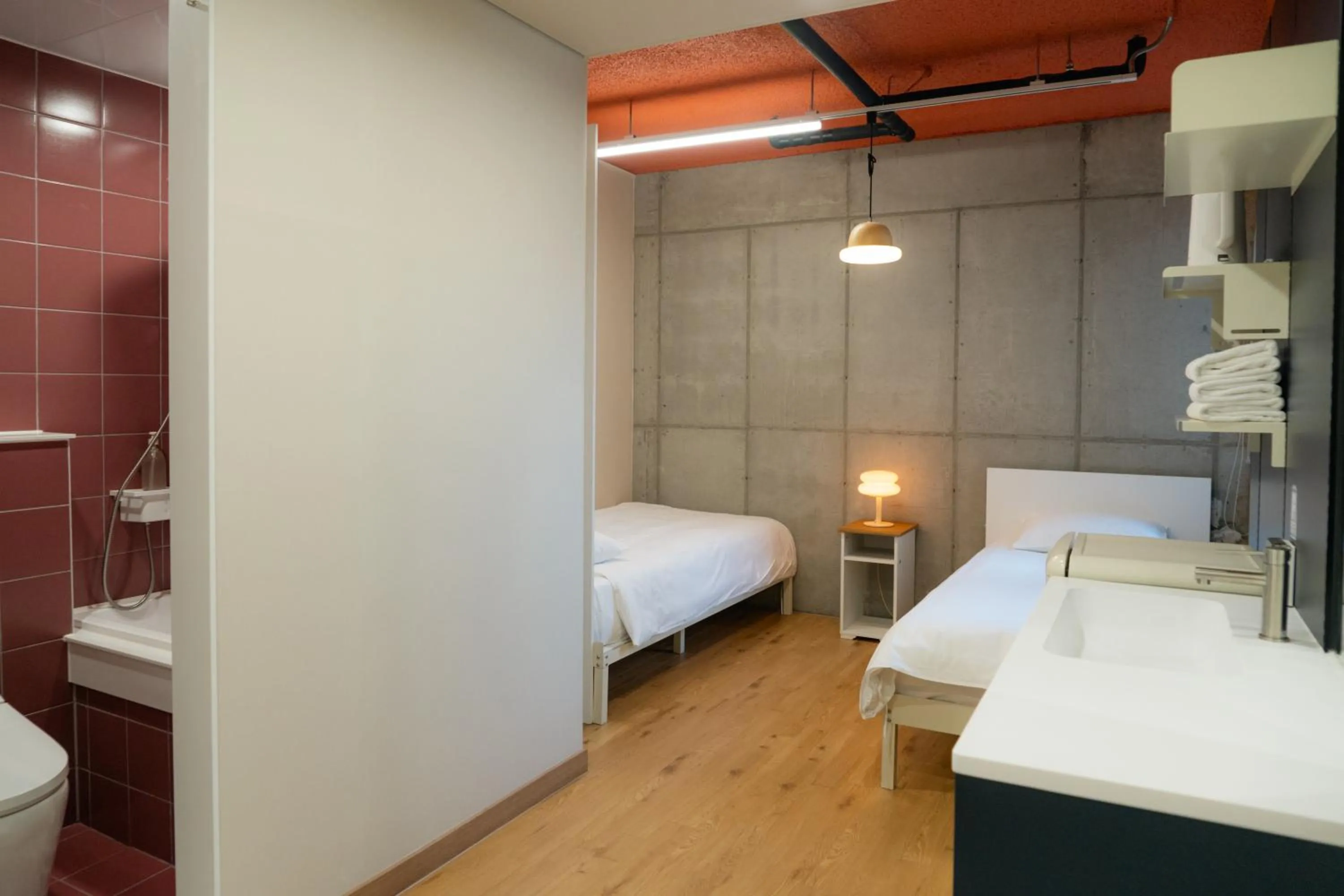 Photo of the whole room, Bed in Local Stitch Creator Town Seogyo