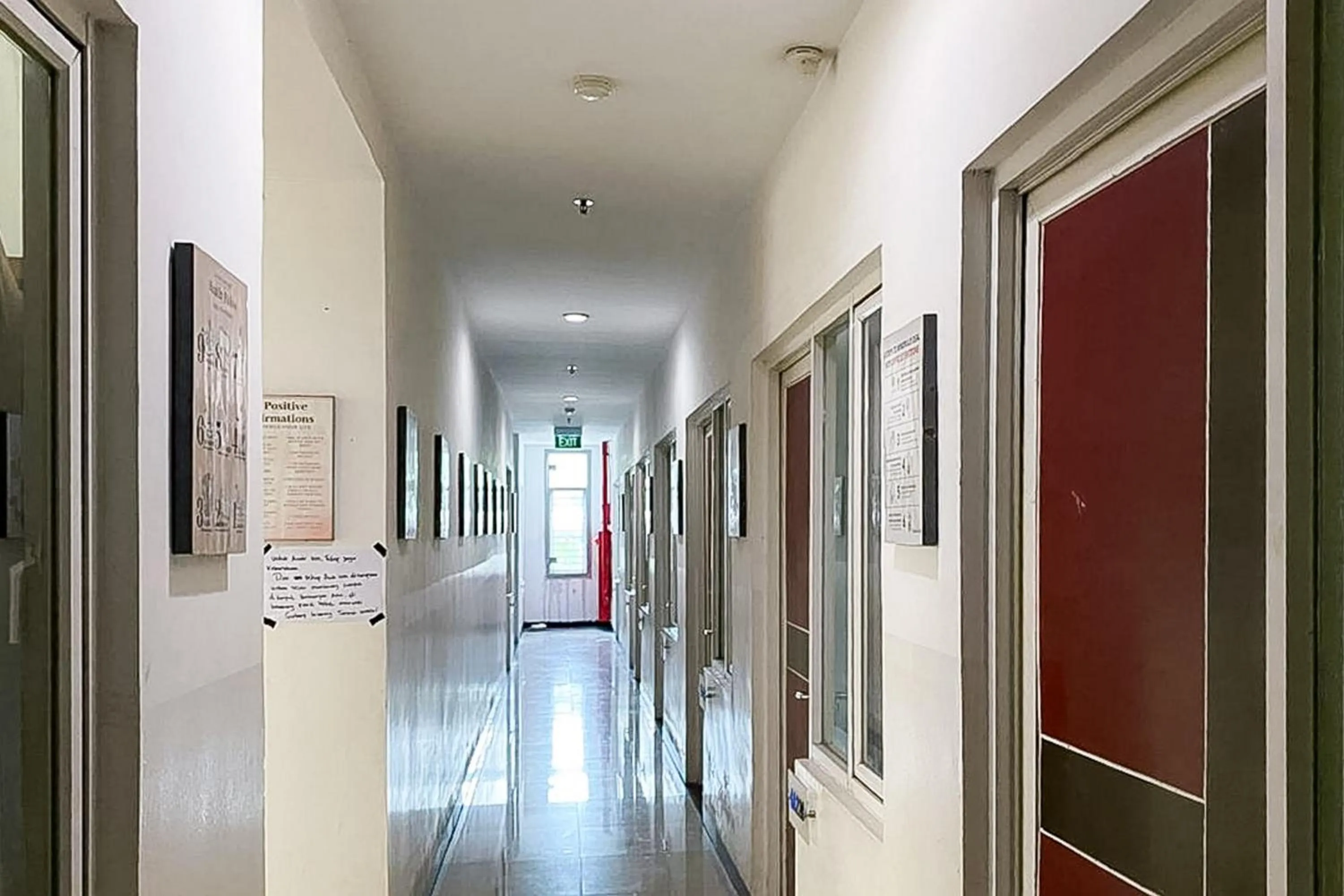 Property building in RedDoorz Hostel at FInest Medan