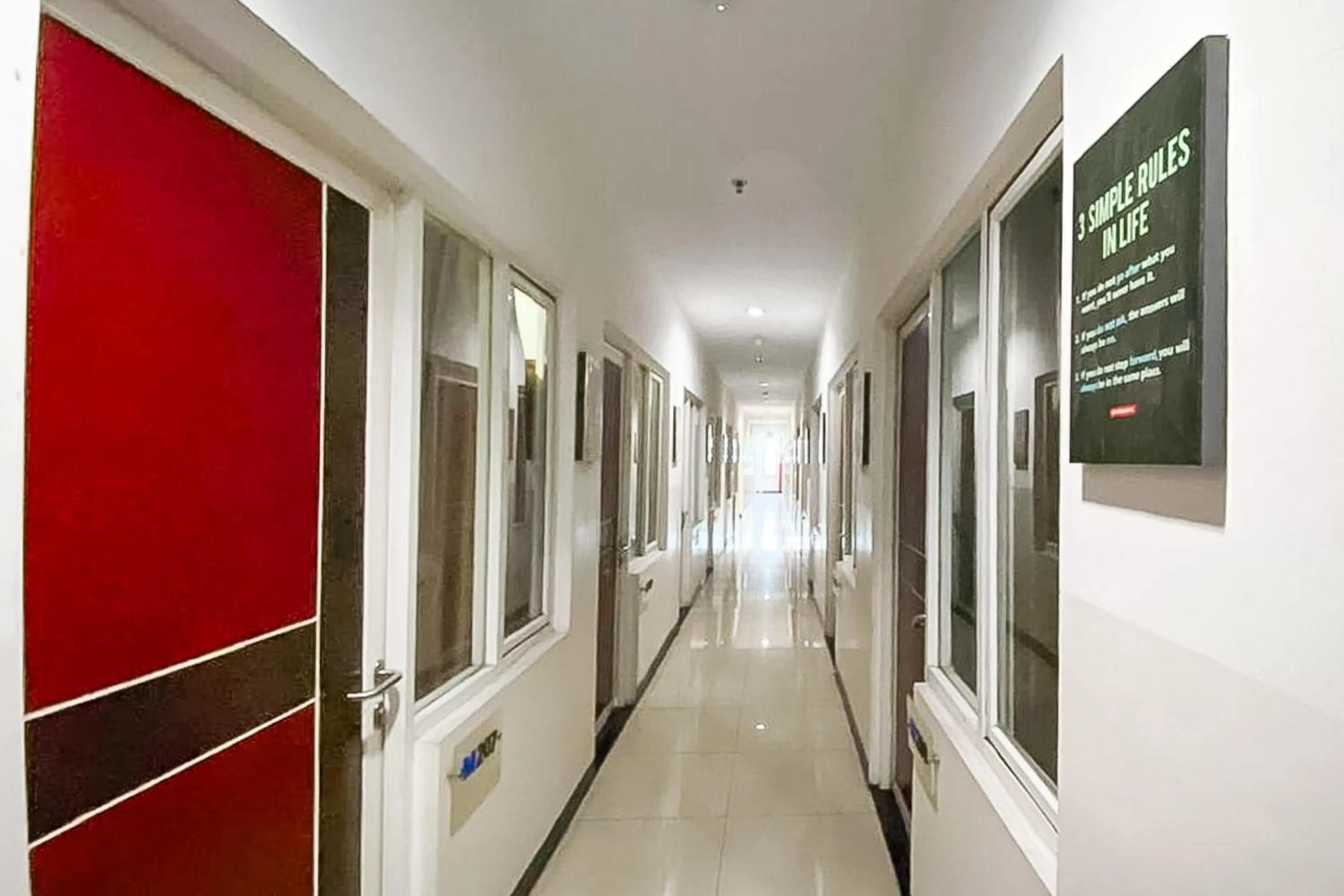 Property building in RedDoorz Hostel at FInest Medan