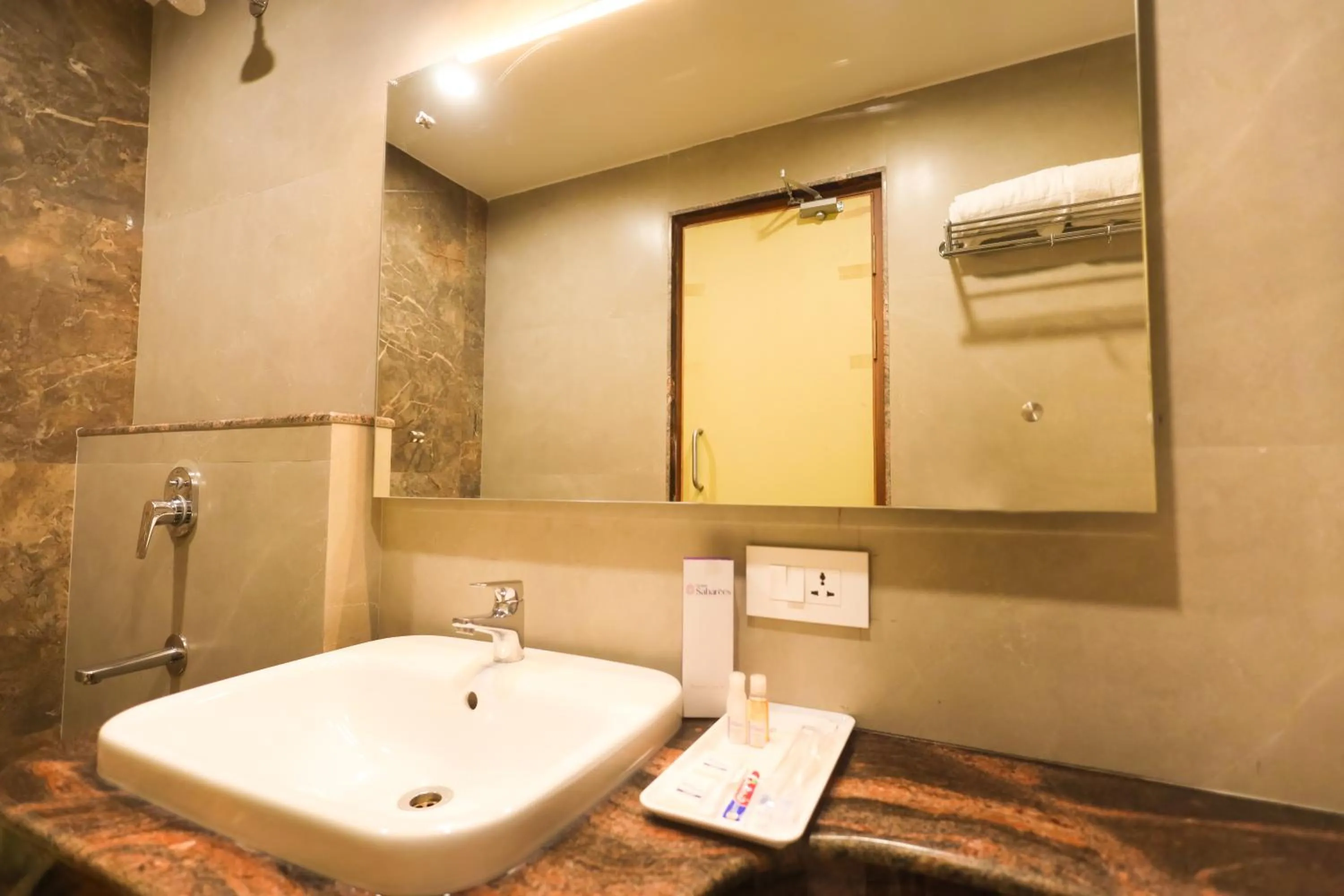 Bathroom in Hotel Grand Sabarees