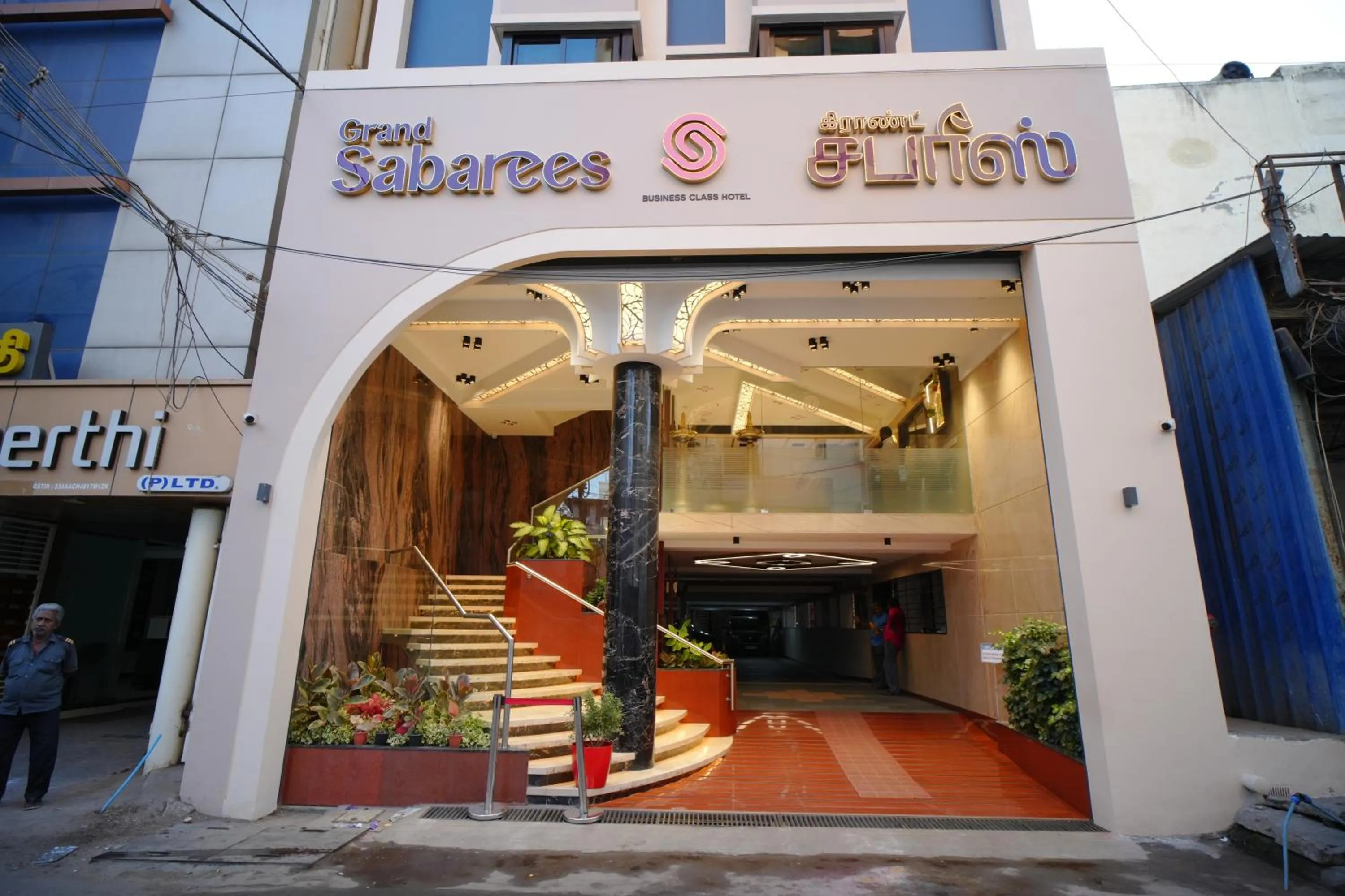 Property building in Hotel Grand Sabarees