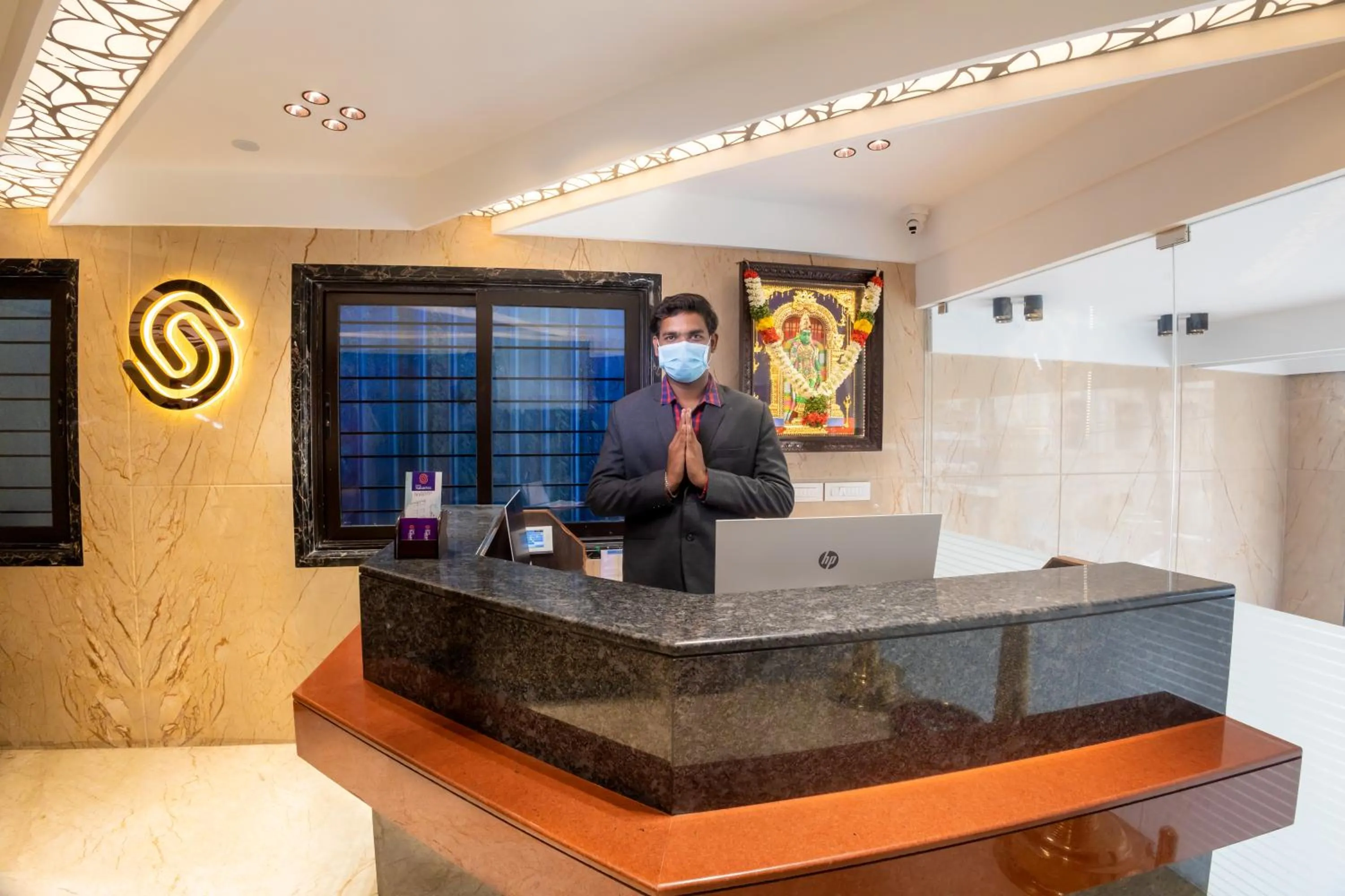 Staff in Hotel Grand Sabarees