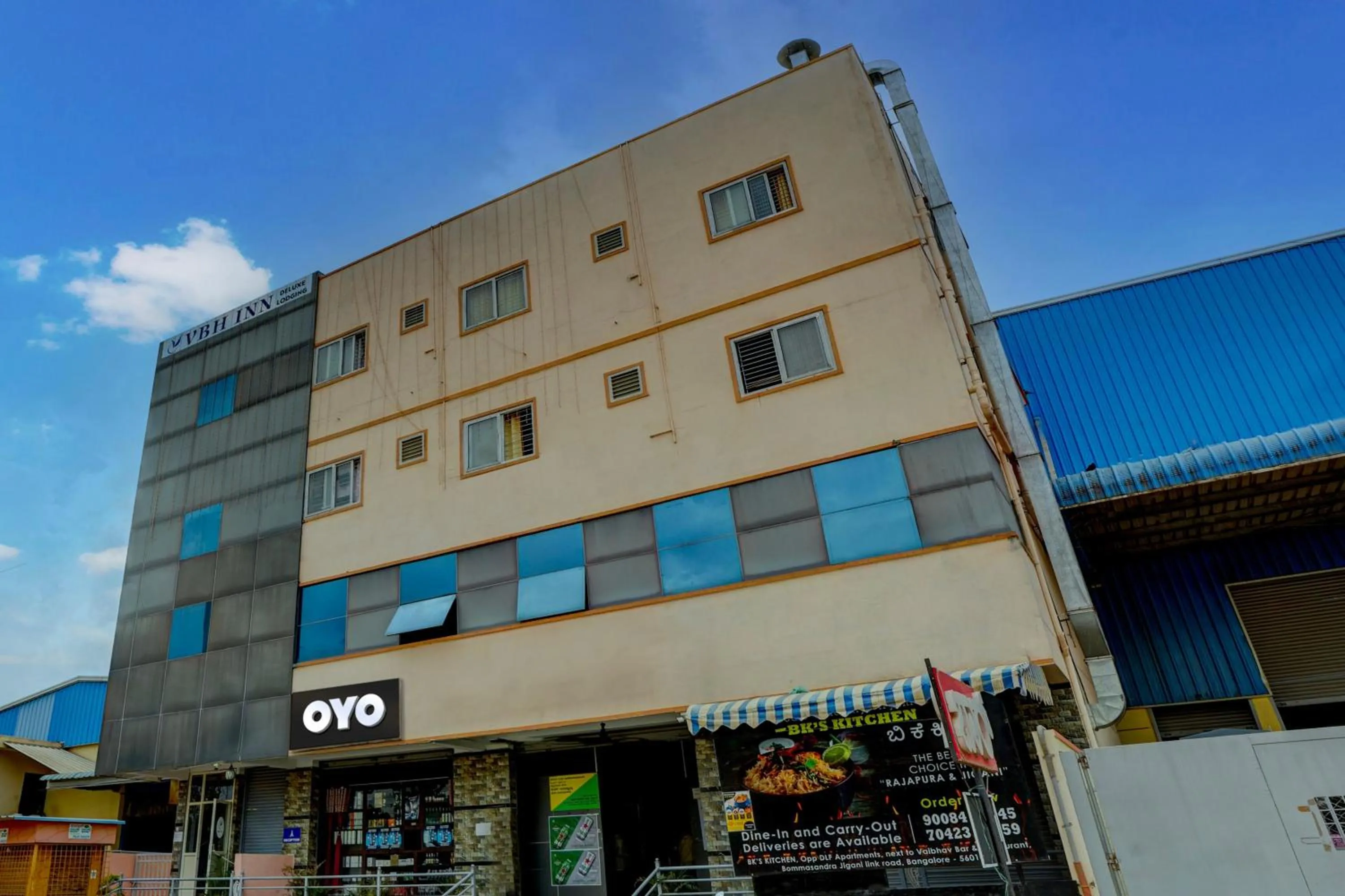 Facade/entrance in Hotel O VBH Inn