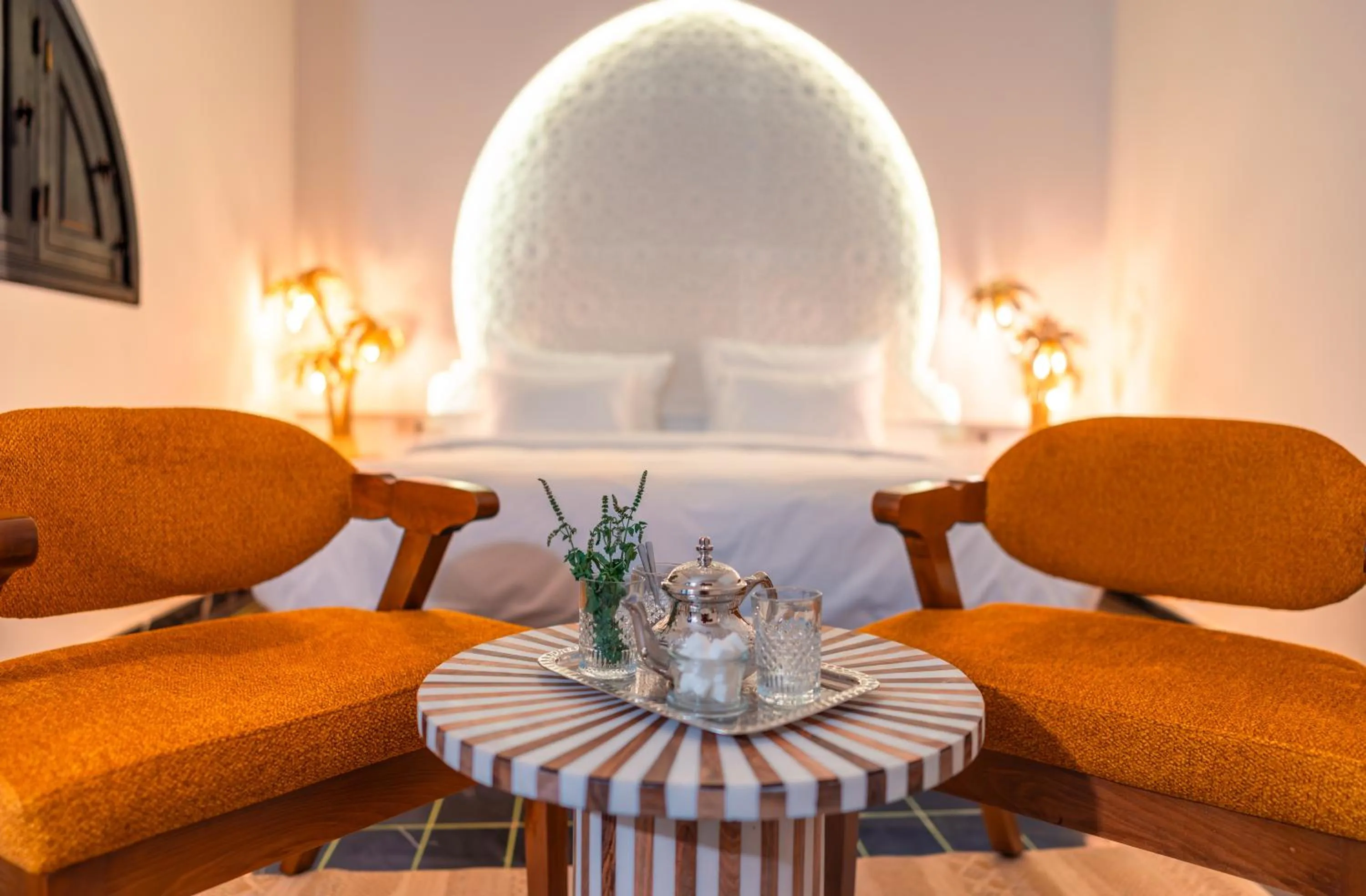 Seating area in Riad L'ECOLE