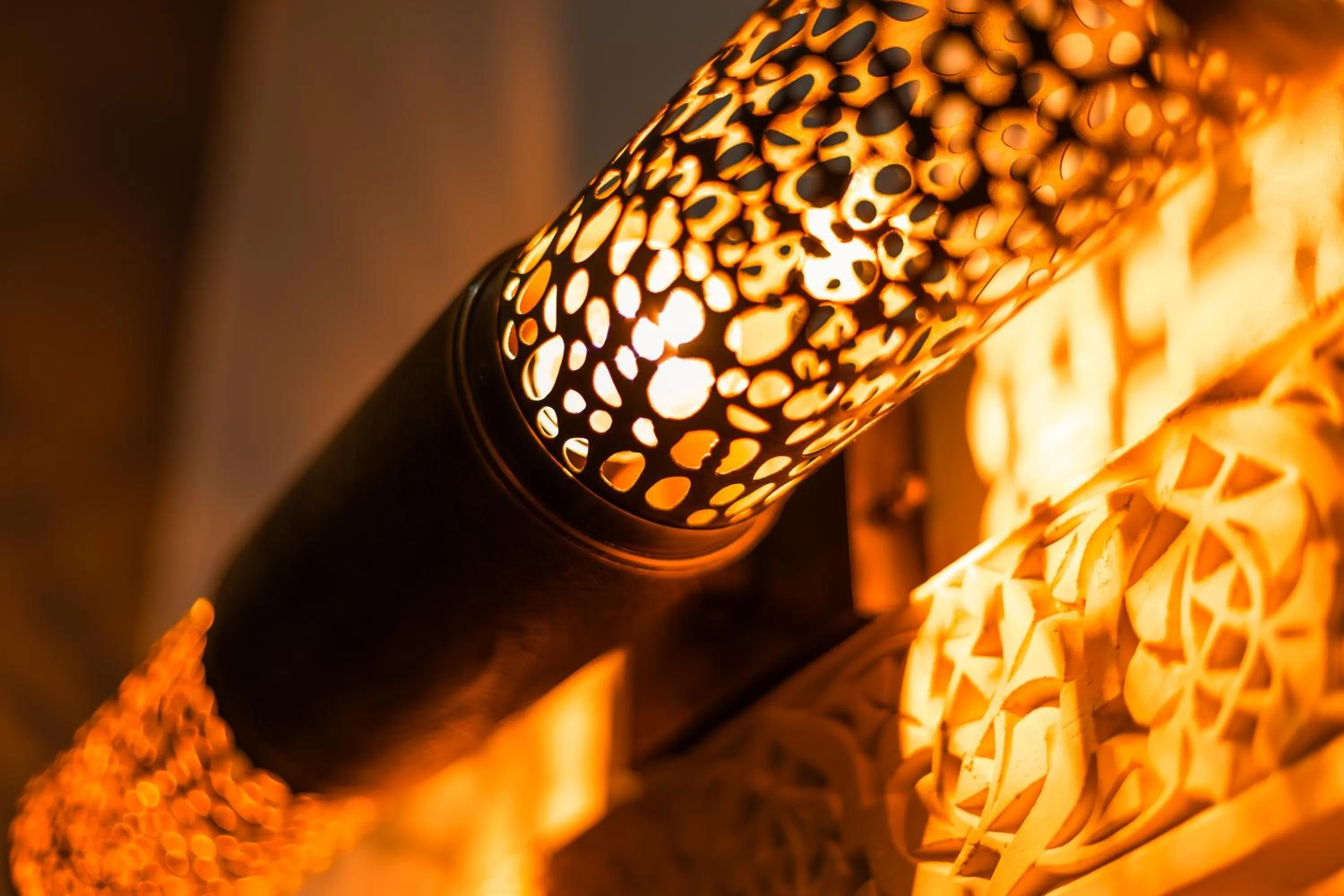 Decorative detail in Riad L'ECOLE