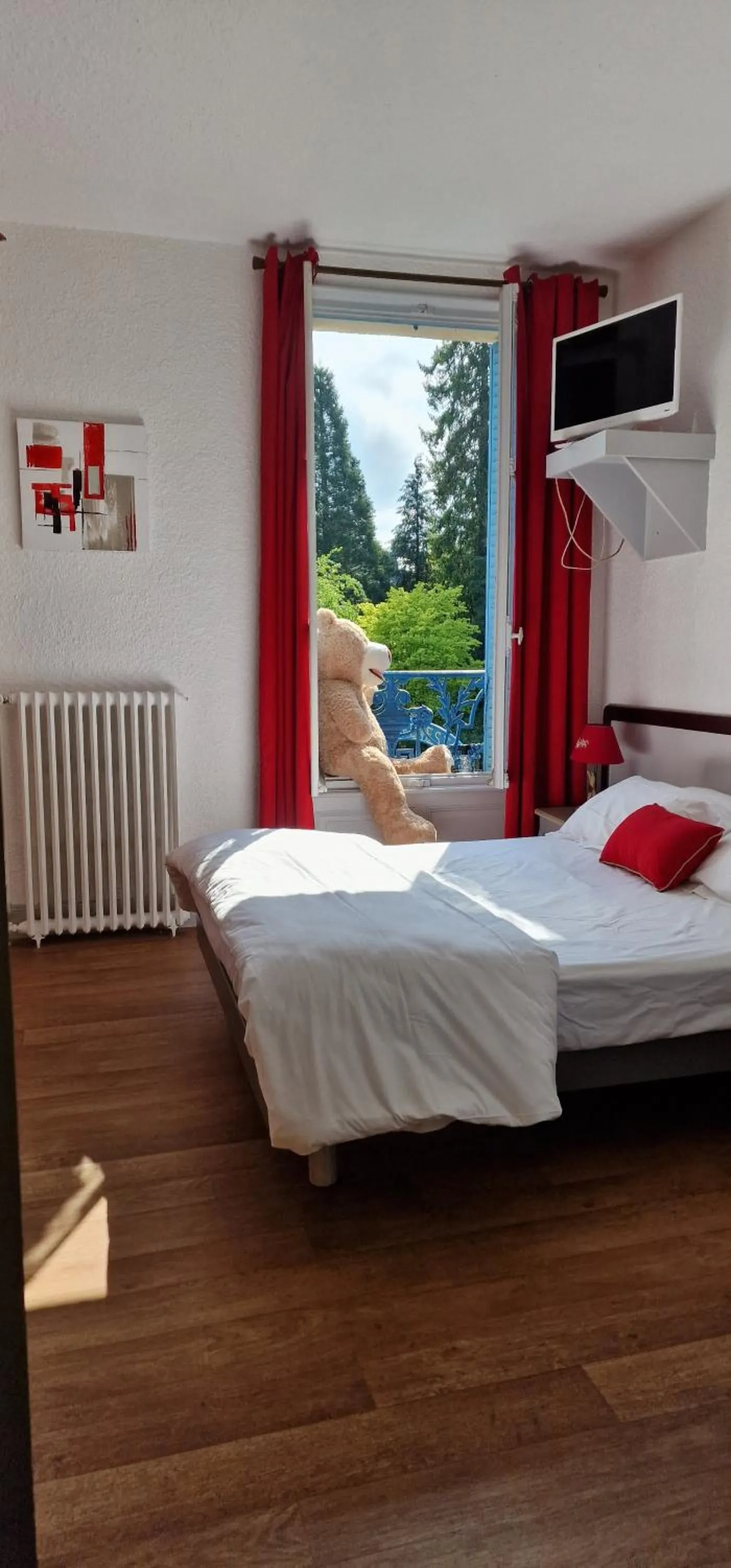 Bed in Hotel ChezJeanne