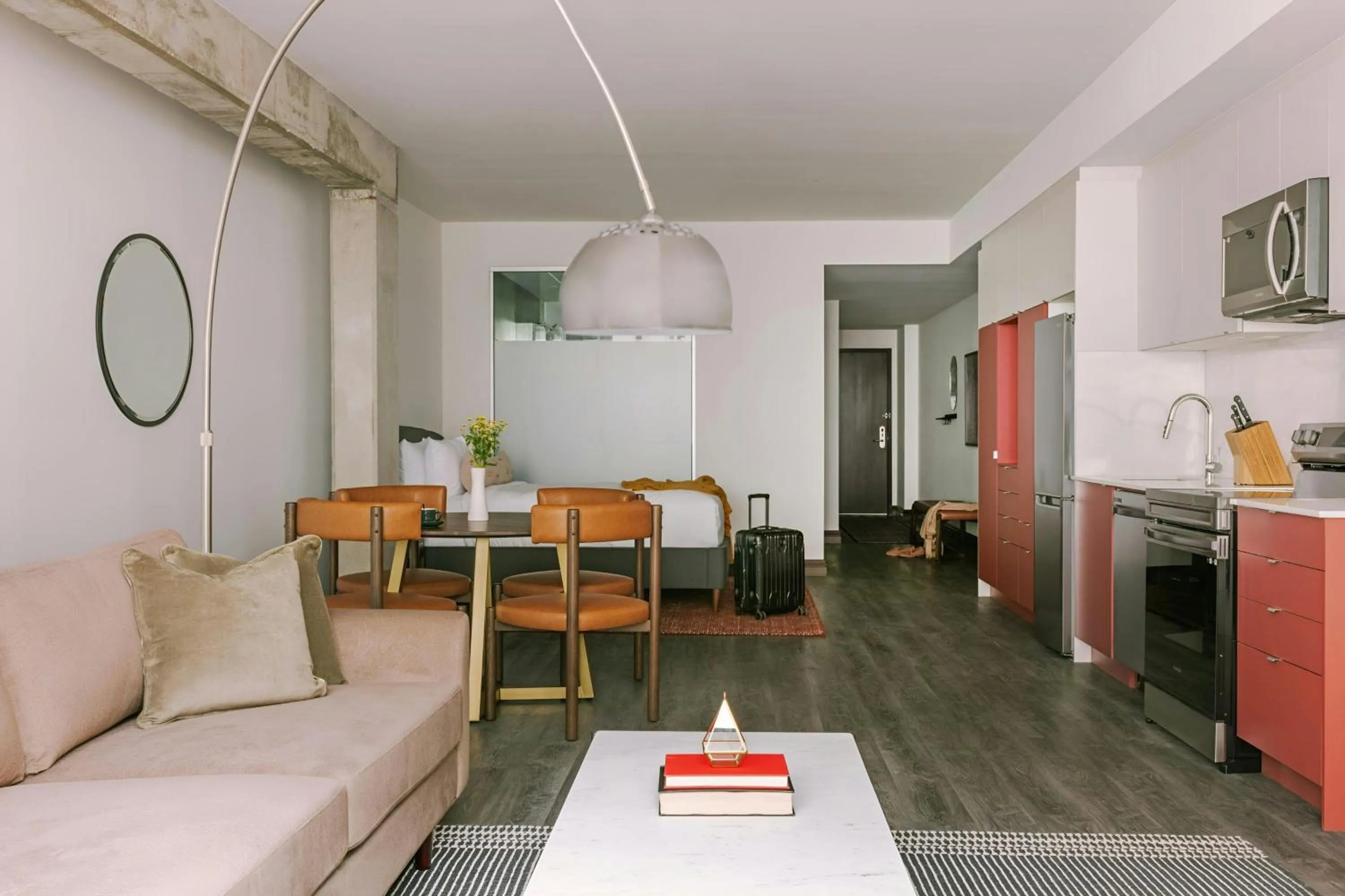 Living room in Sonder by Marriott Bonvoy Lambert Apartments Old Montreal
