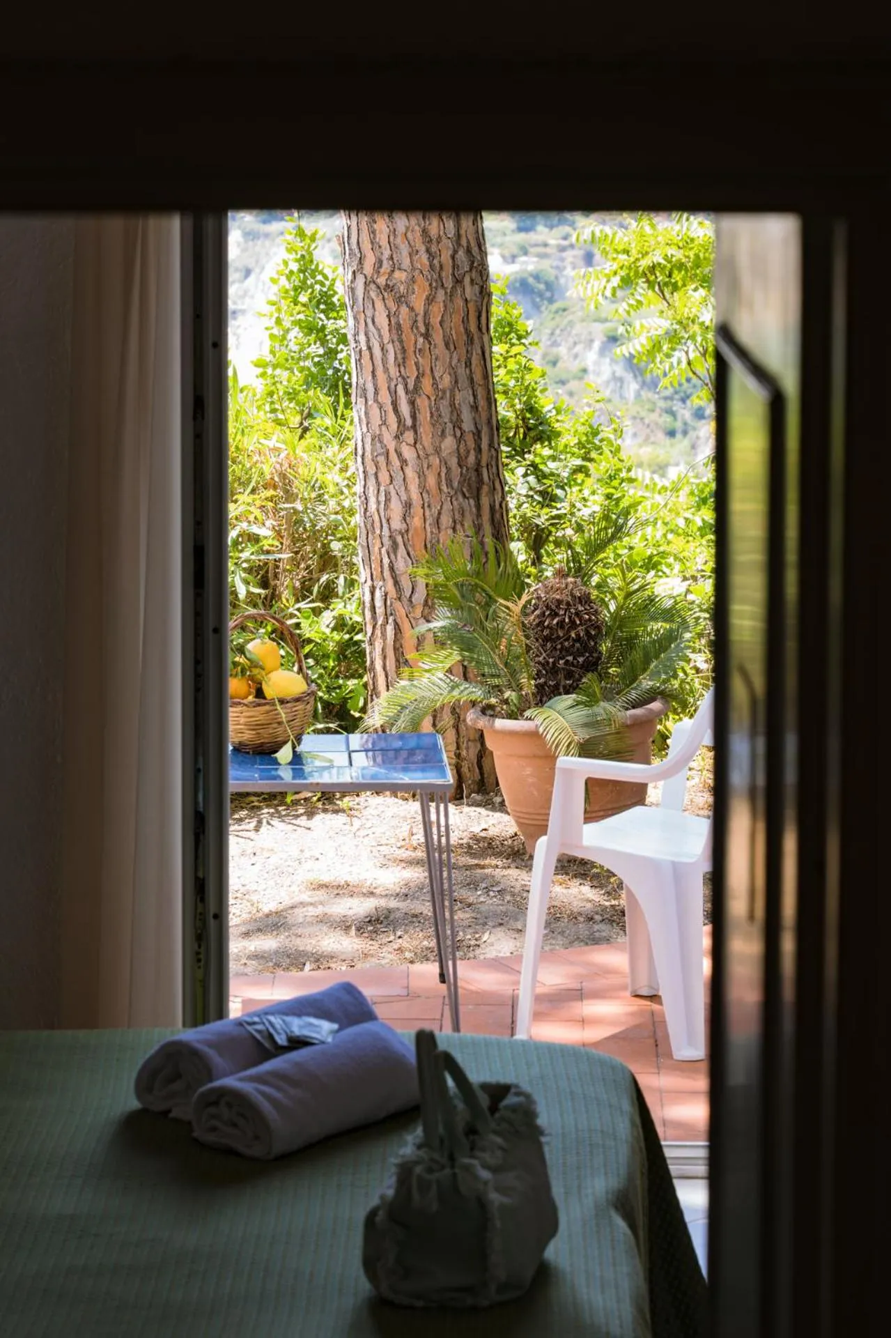 Patio in Hotel Sunset Green