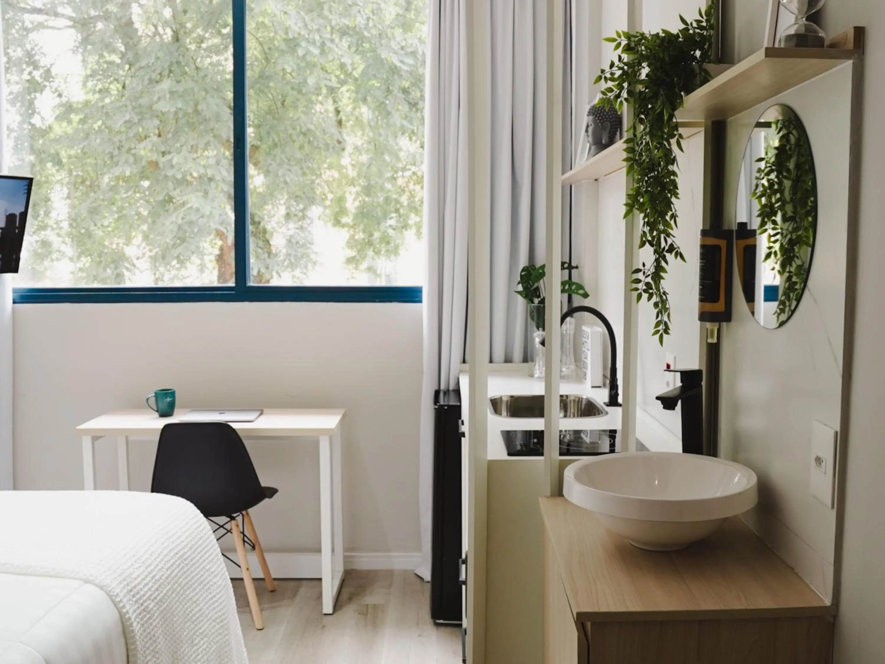 Bird's eye view, Bed in Apê Metrô Paraíso