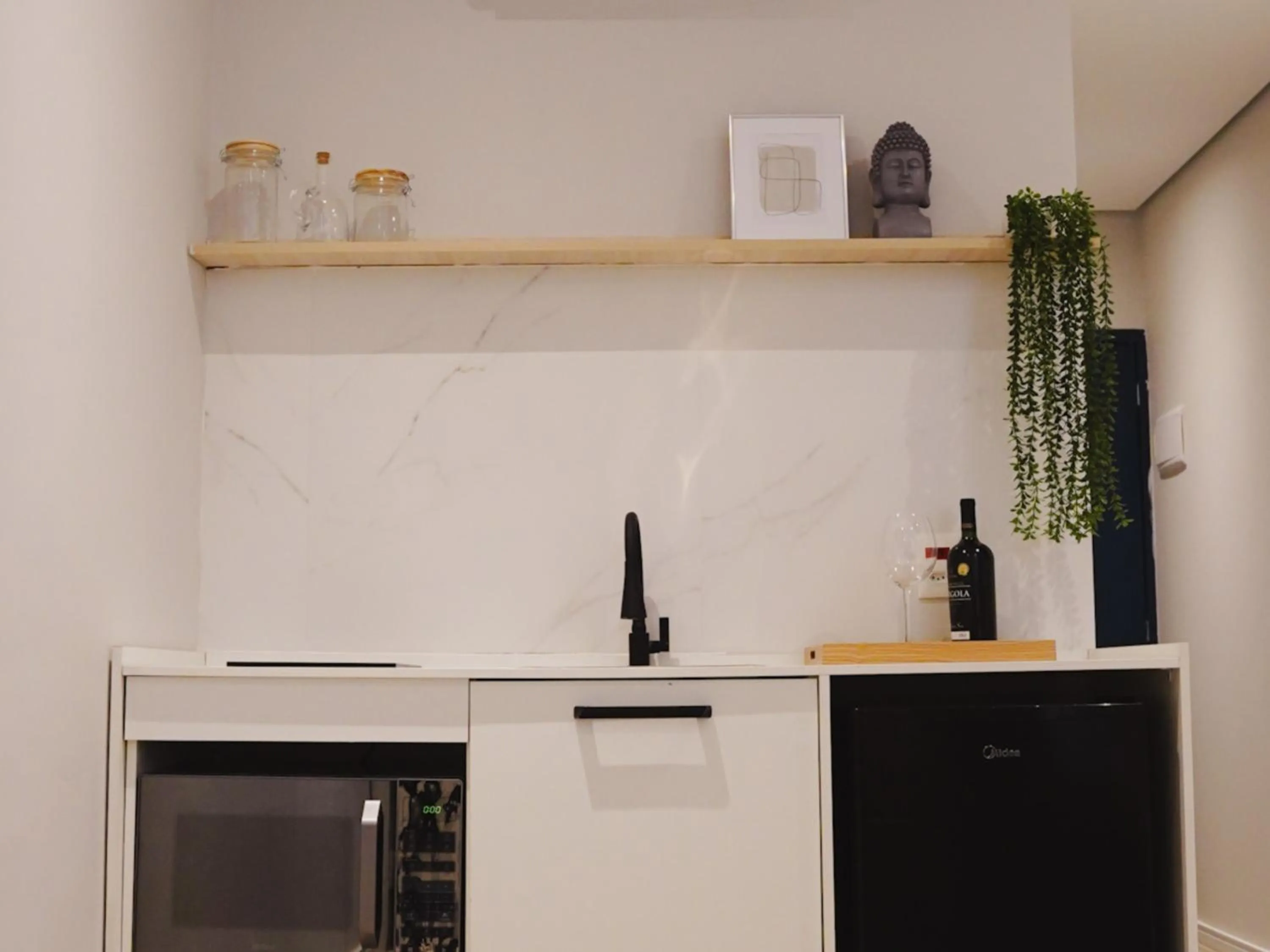 Kitchen or kitchenette in Apê Metrô Paraíso