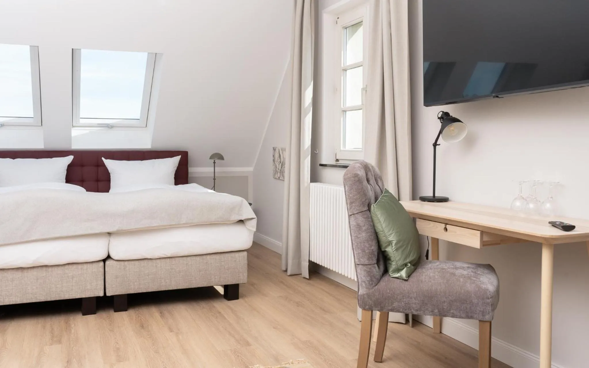 Bed in Up Hus Hotel Neuruppin