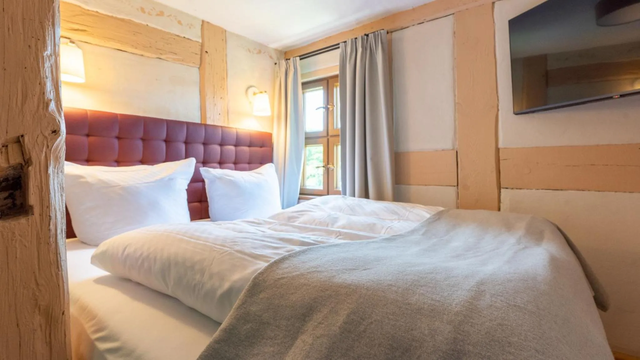 Bed in Up Hus Hotel Neuruppin