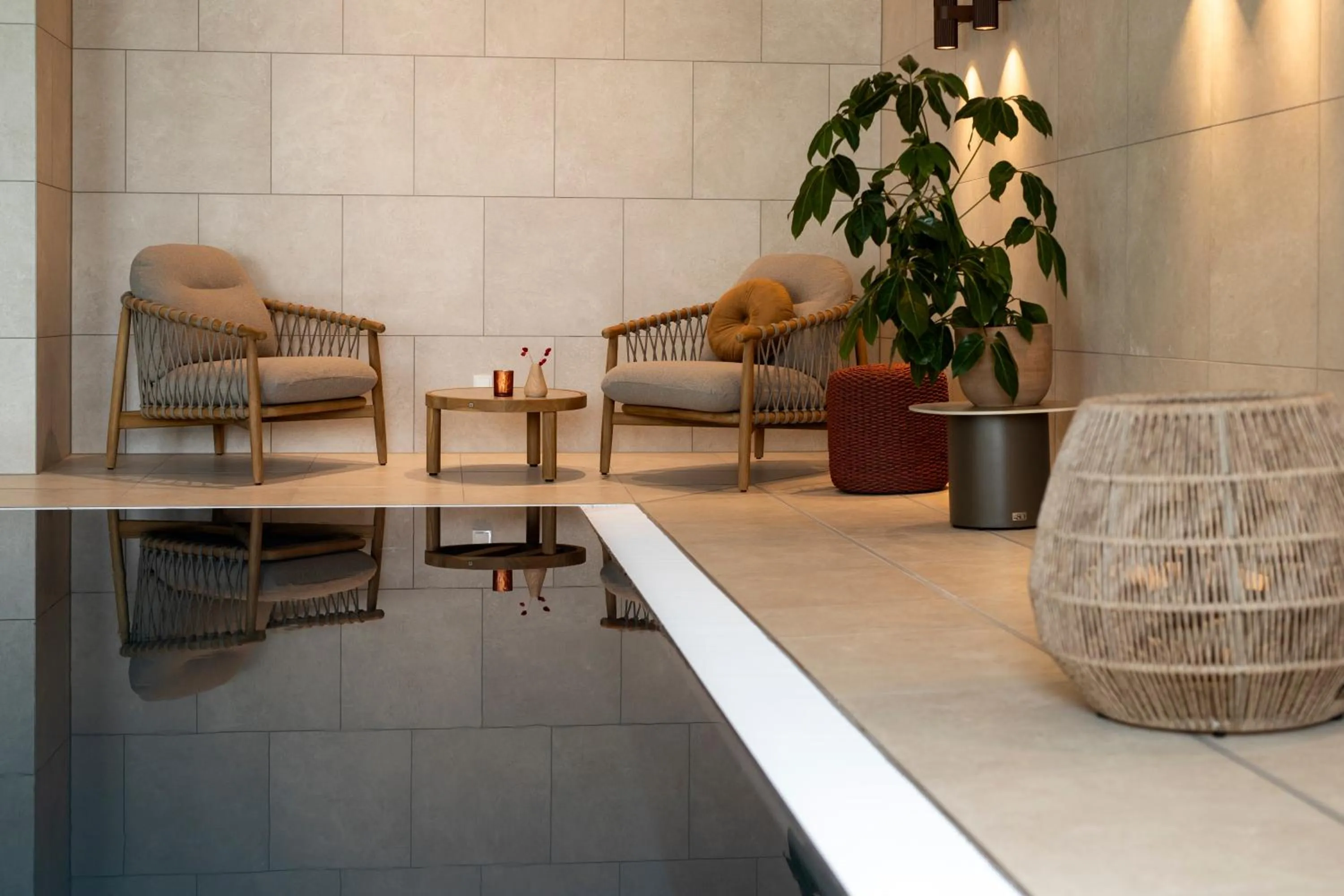 Pool view in Bilderberg Europa Hotel Scheveningen