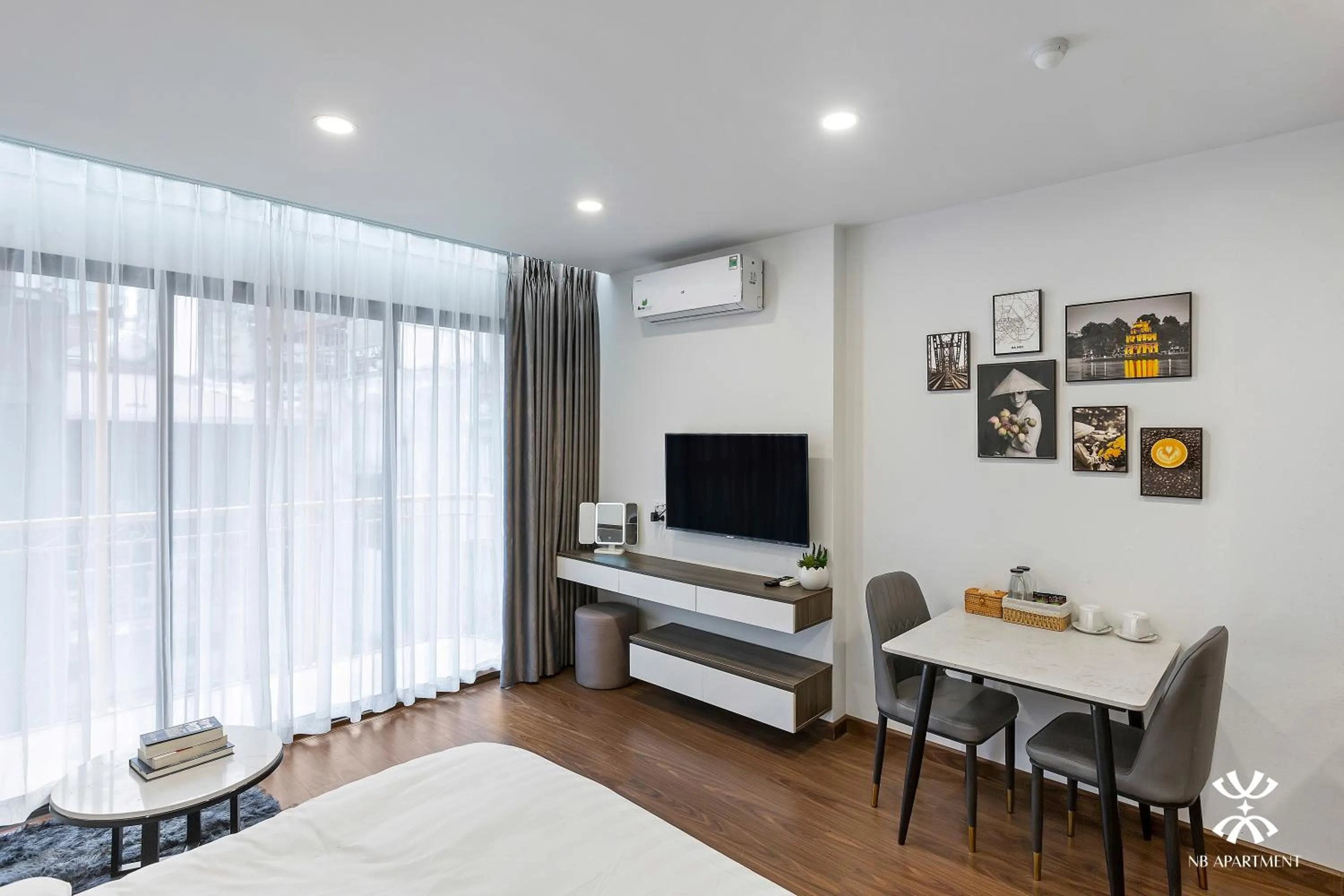 TV and multimedia, Bed in NB APARTMENT - KIM MA