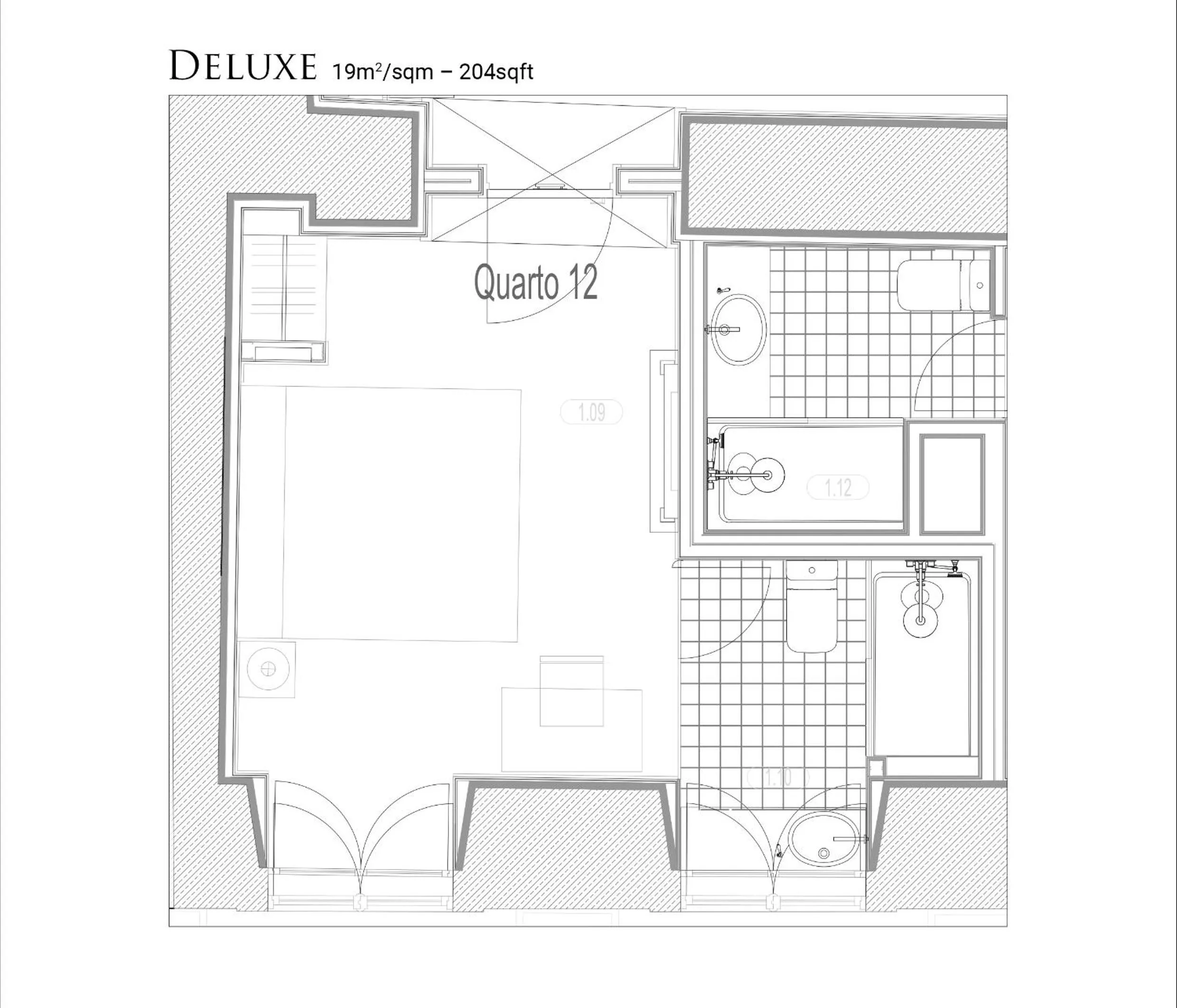 Floor plan in AlmaLusa Alfama